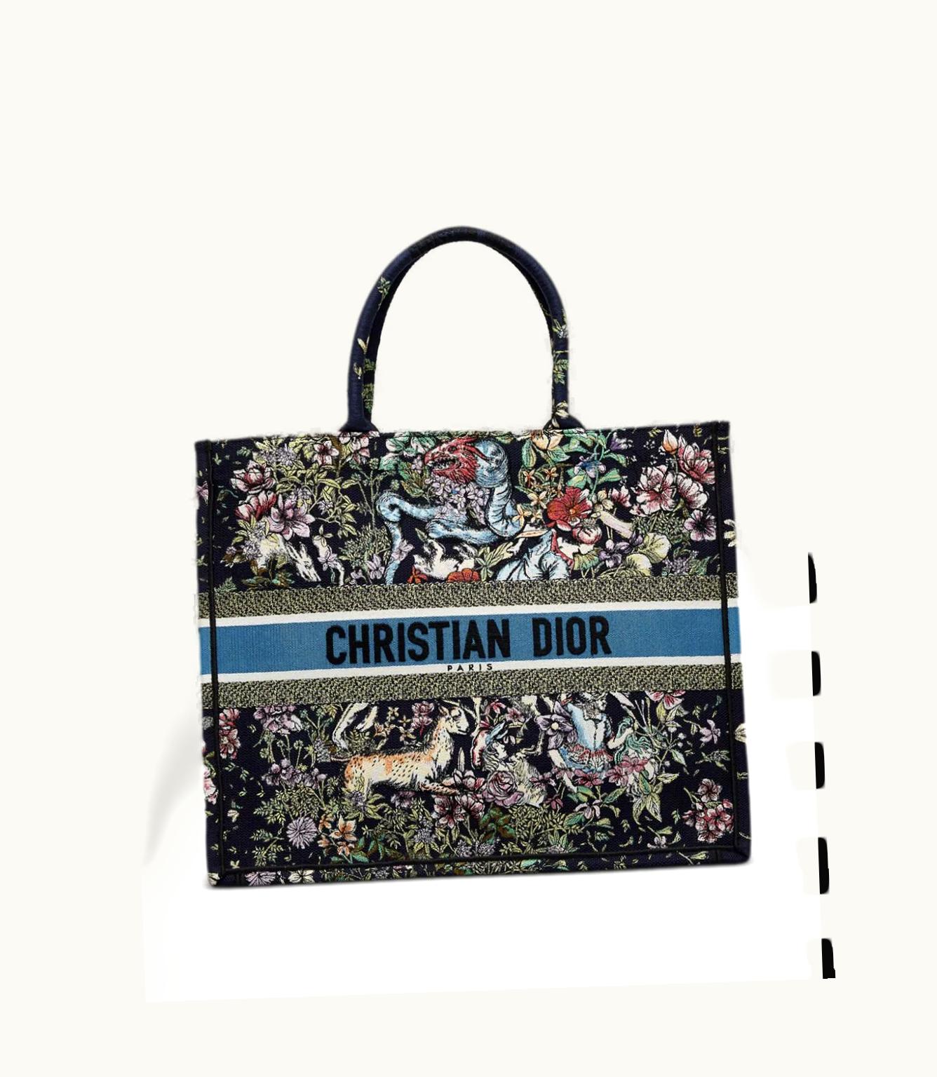 Dior Dior 2022 Pre-Owned Large D-Constellation Book Tote Bag