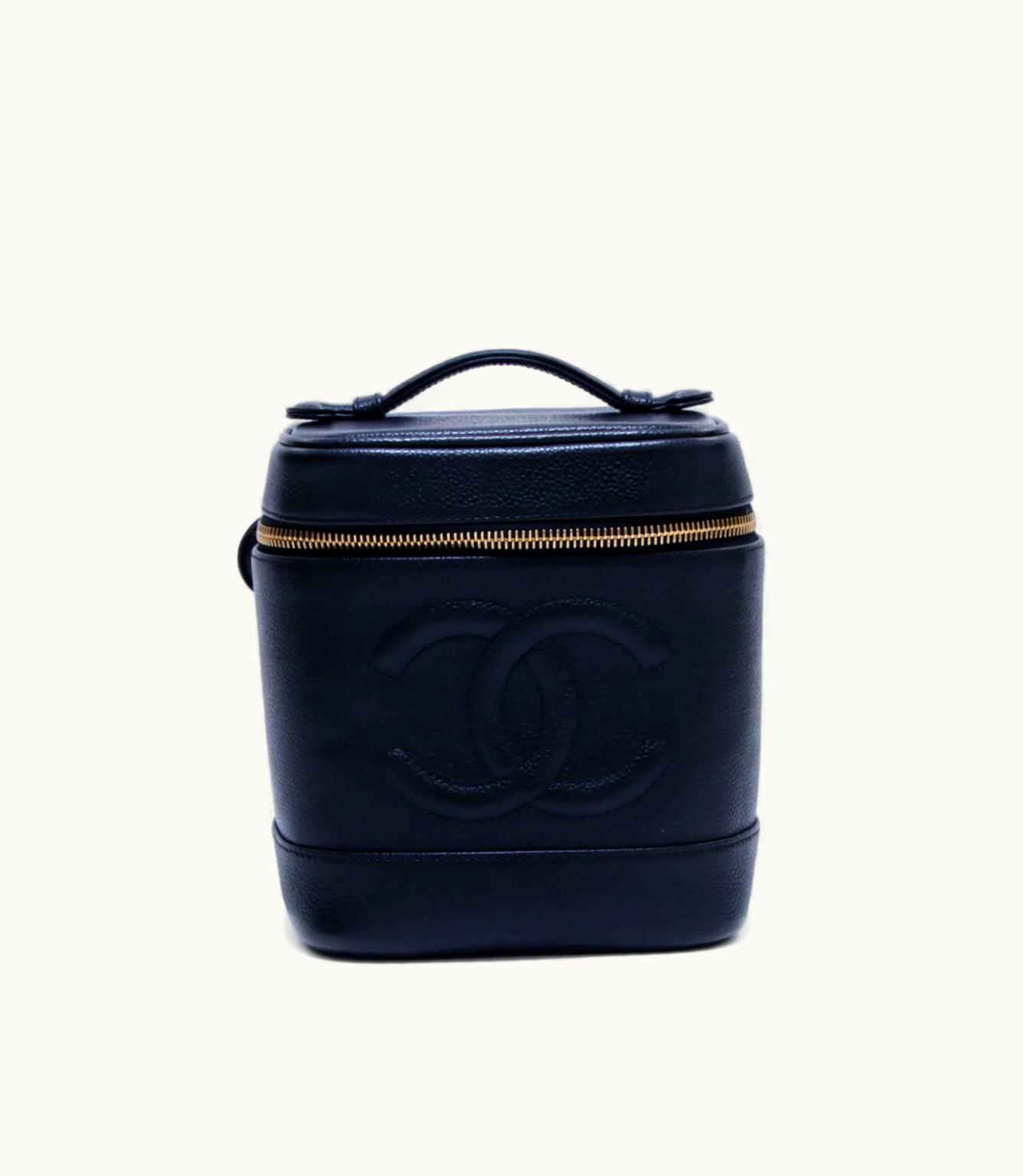 Chanel Chanel 2001 CC Stitch Vanity Bag