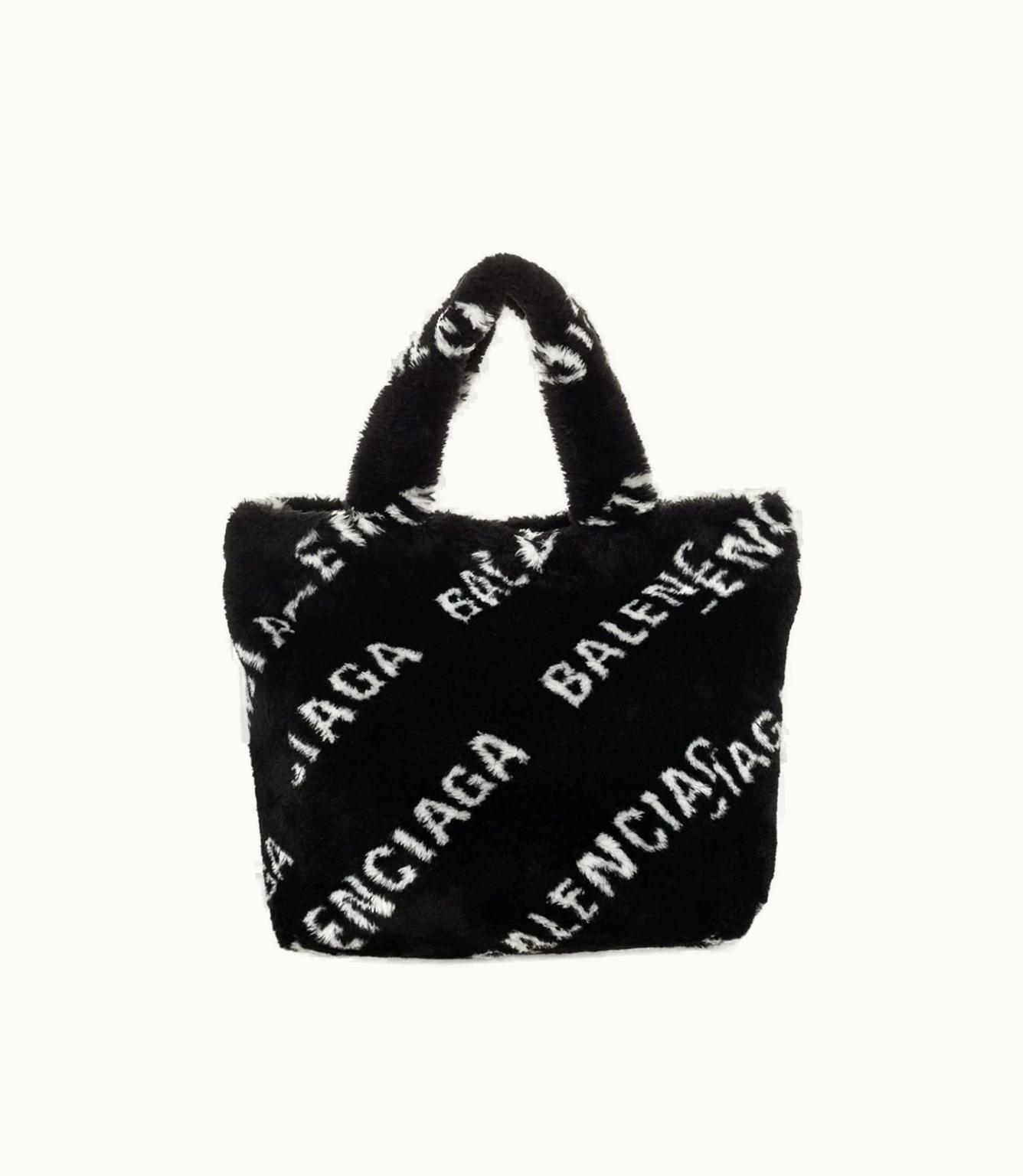 Balenciaga Balenciaga Everyday XS Faux-Fur Tote Bag