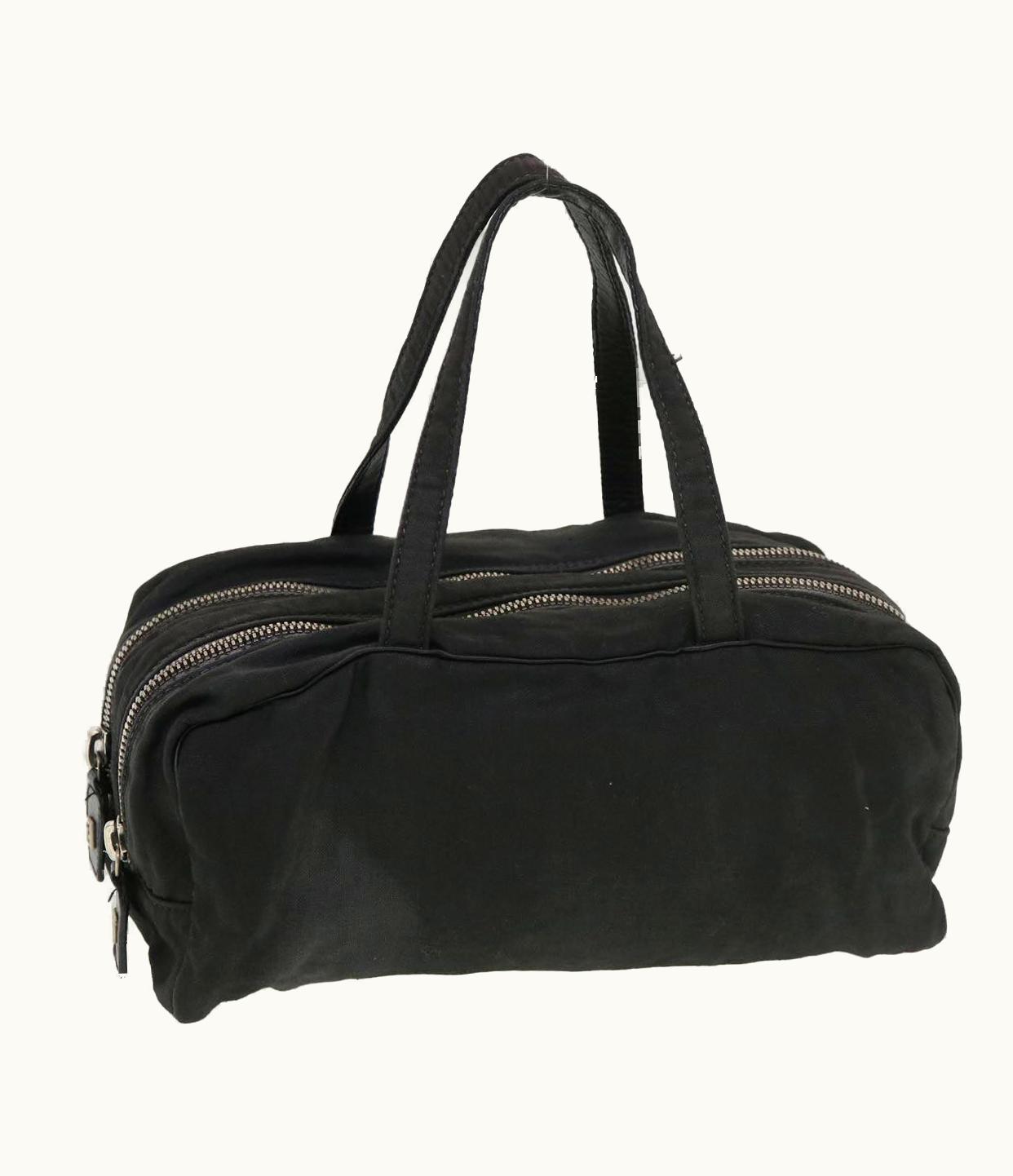 Fendi Fendi Hand Bag Canvas Black