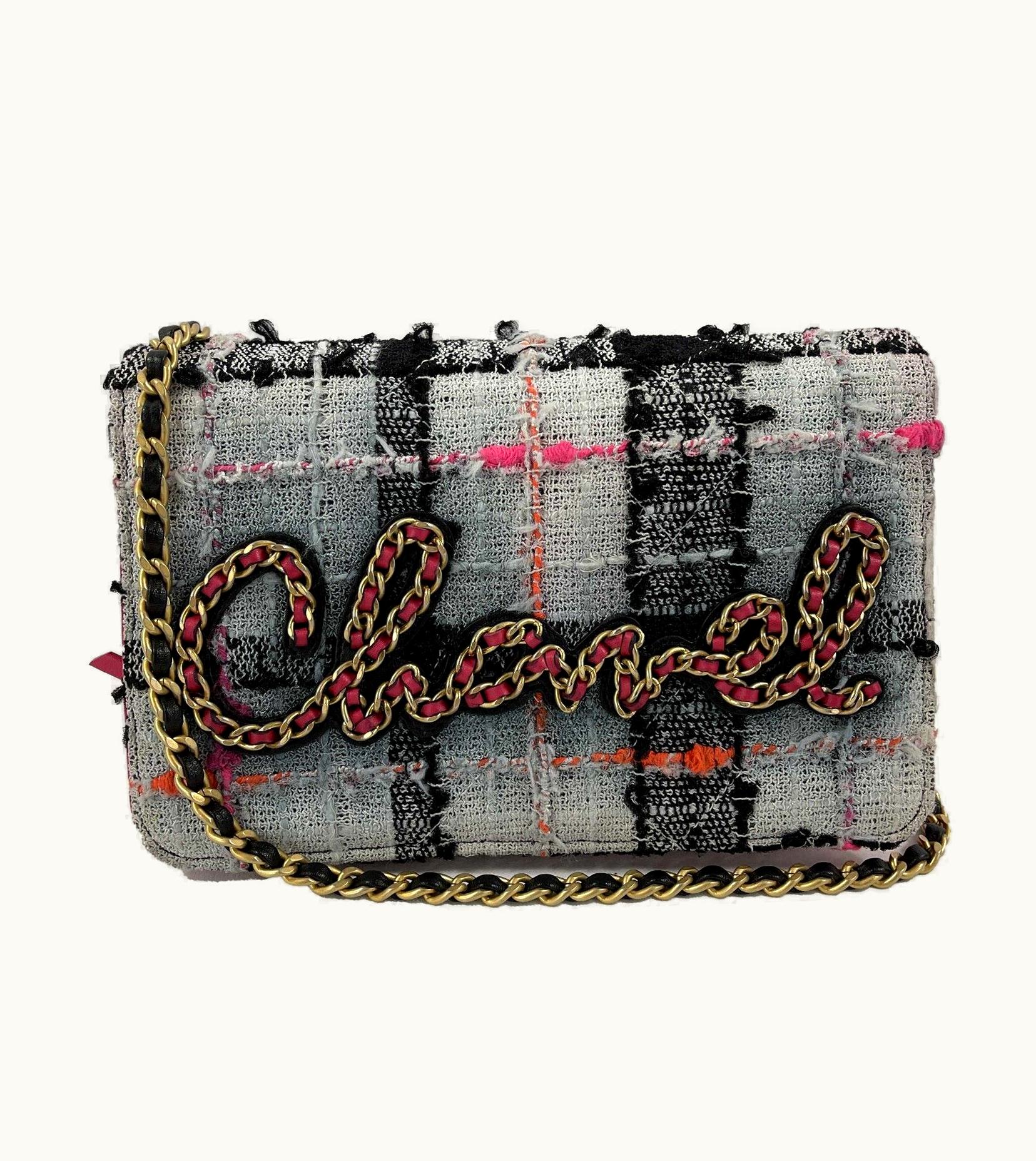 Chanel Chanel - Tweed Wallet On Chain - Multicolor '' Crossbody
