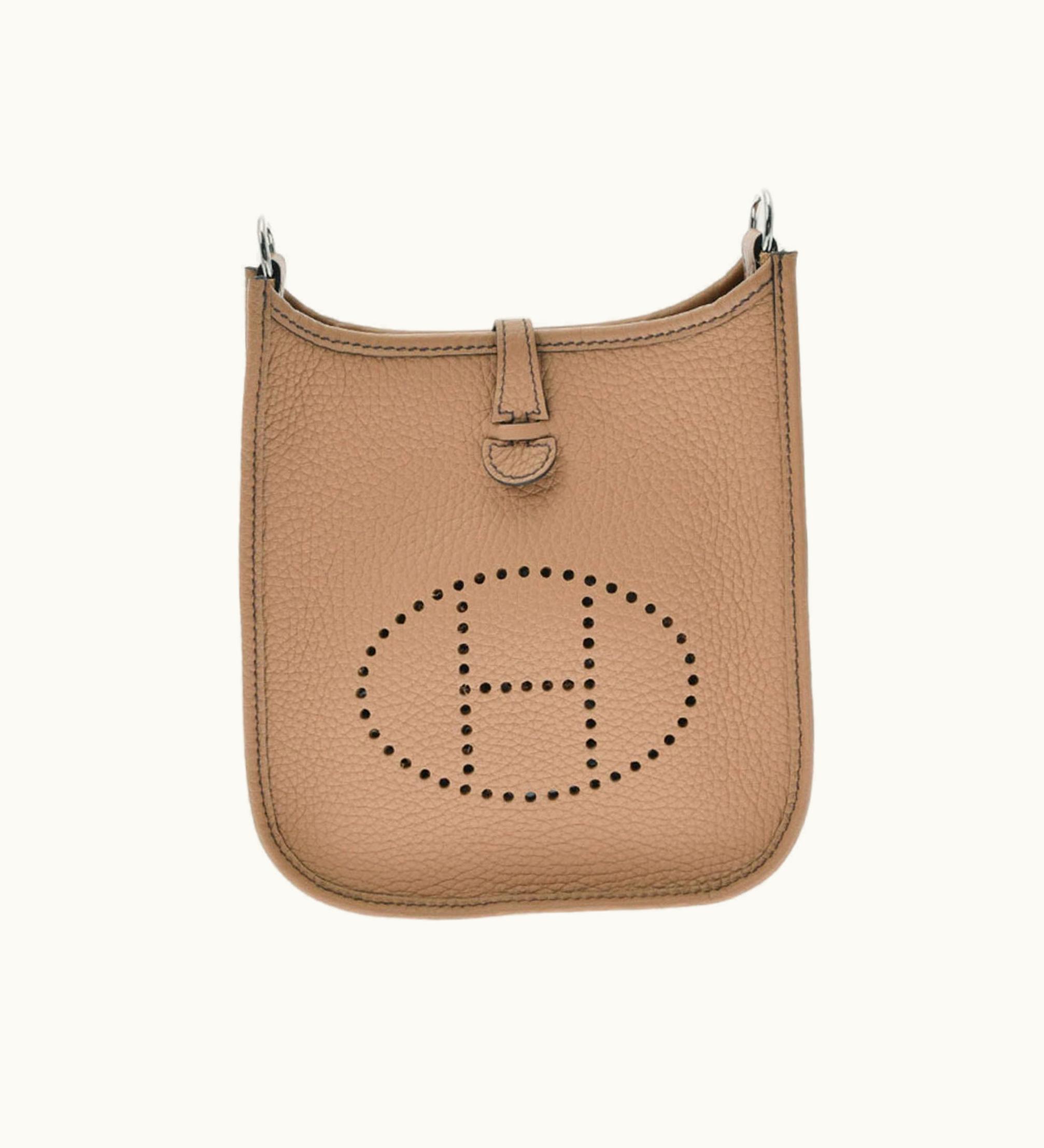 Hermès Hermès Evelyne Tpm Biscuit U Engraved (Around 2022) Ladies Taurillon Clemence Shoulder Bag