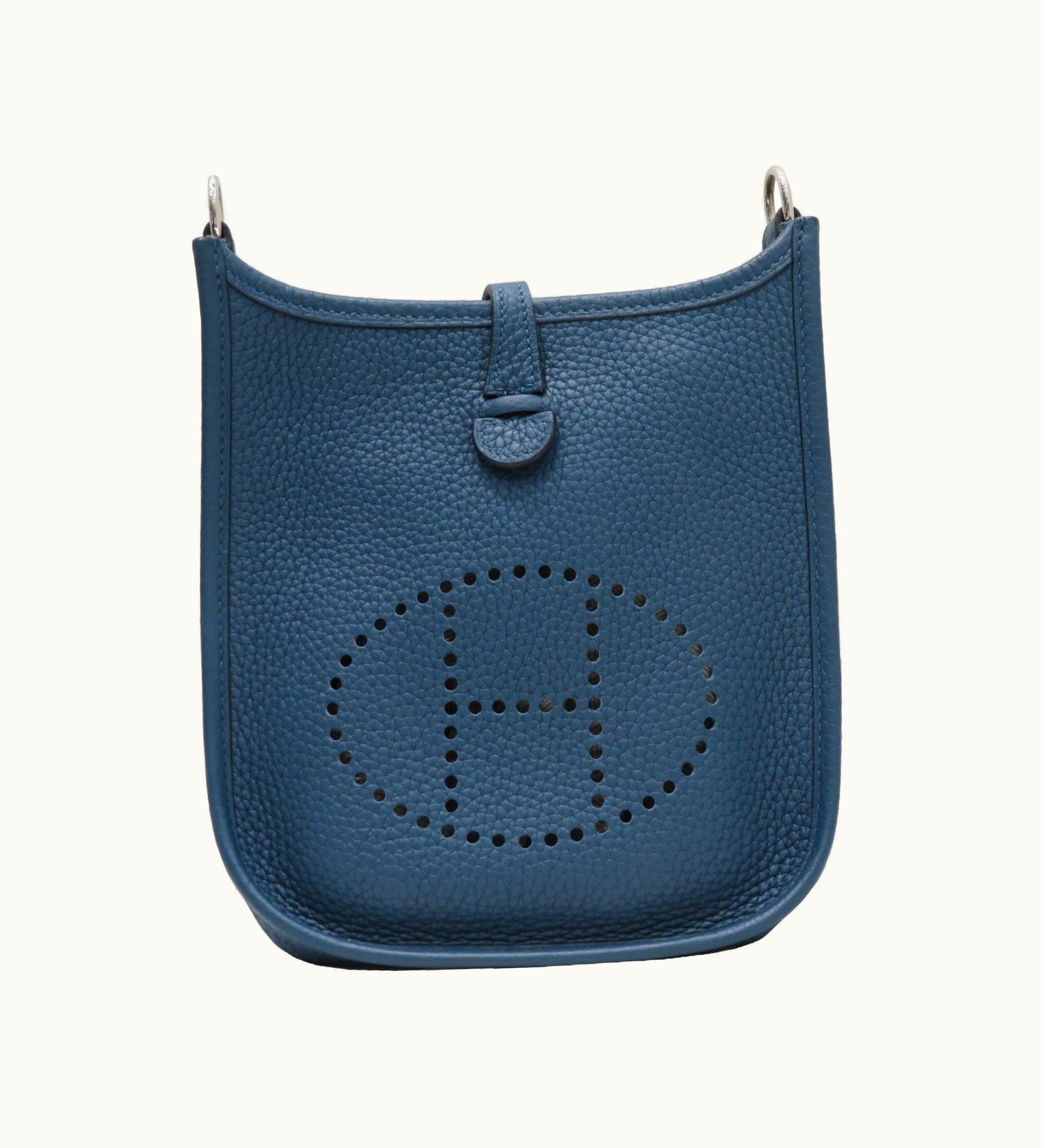 Hermès Hermès Evelyne Tpm Shoulder Bag Corvert/Lime Taurillon A Engraved