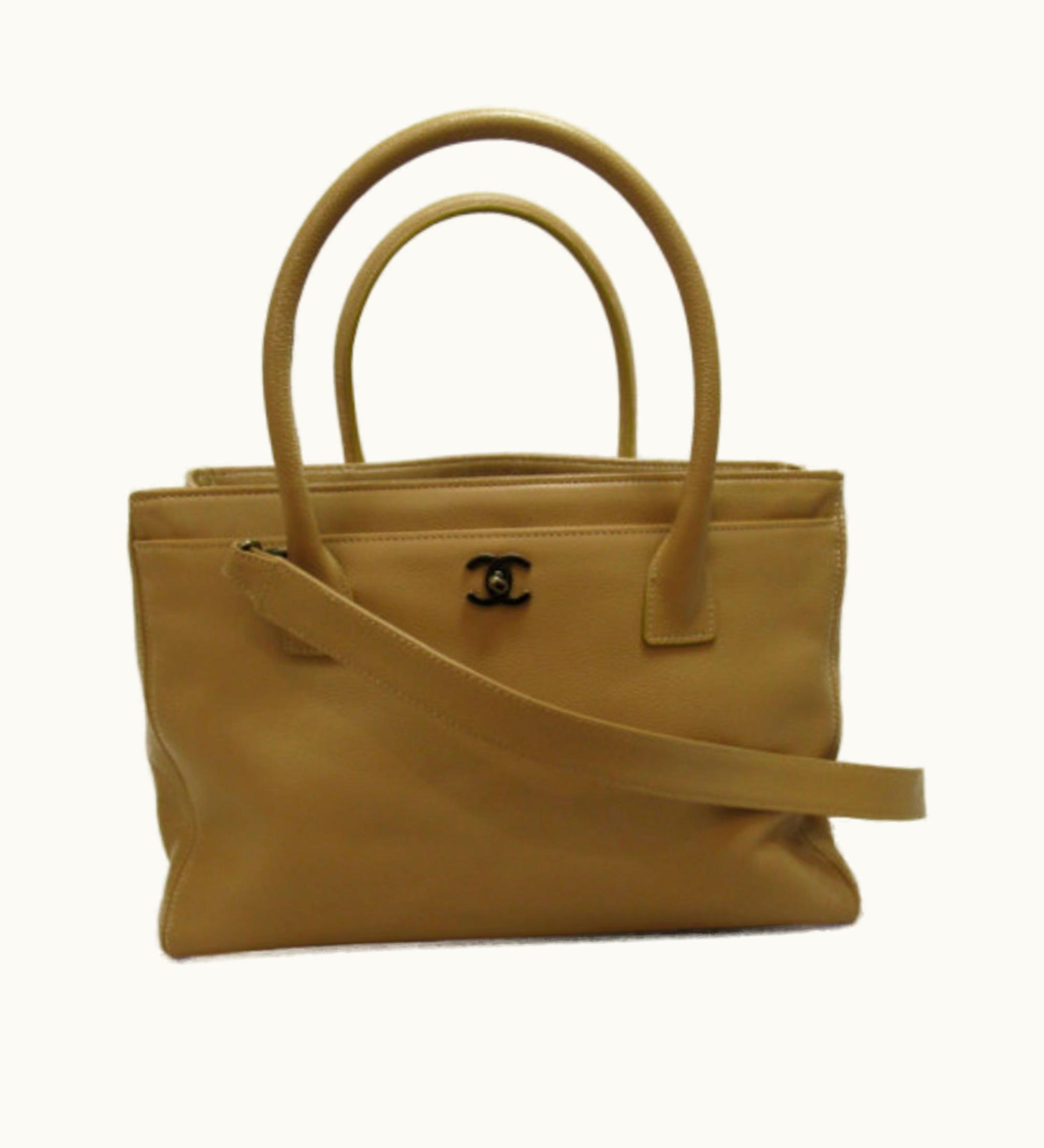 Chanel Chanel Executive Tote Bag Beige Caviar Skin [Grained Calf]