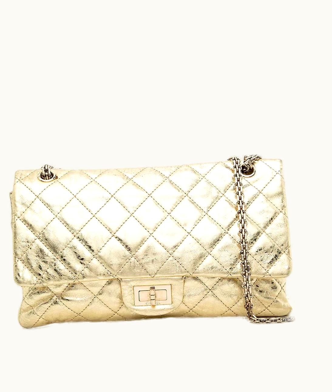 Chanel Chanel Gold Reissue Jumbo Double Flap Bag