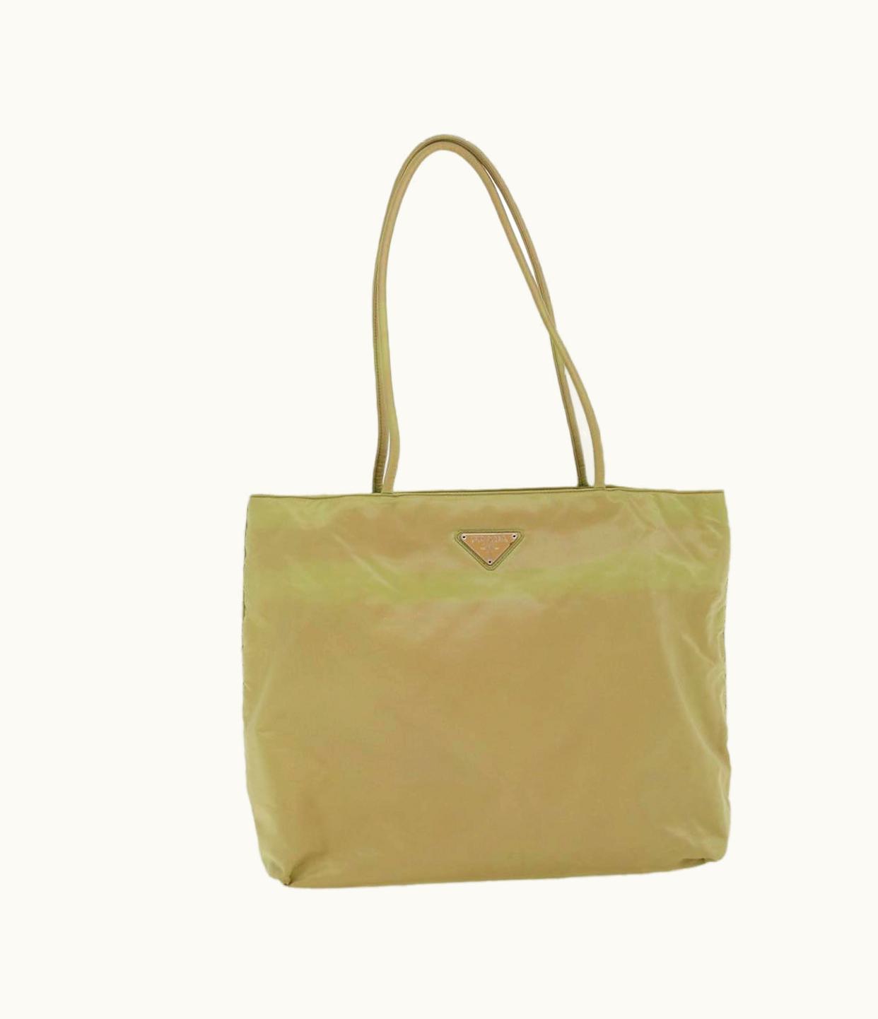Prada Prada Nylon Beige Tote Bag