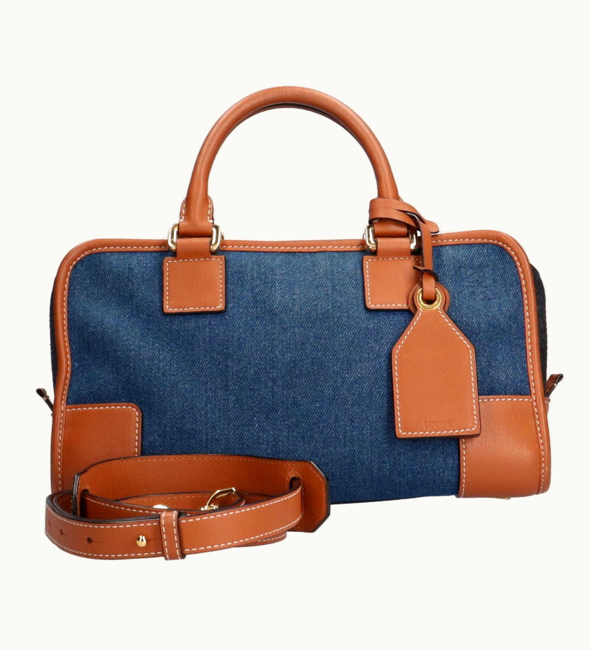 Loewe Loewe Amazona 28 Shoulder Bag Blue Ladies