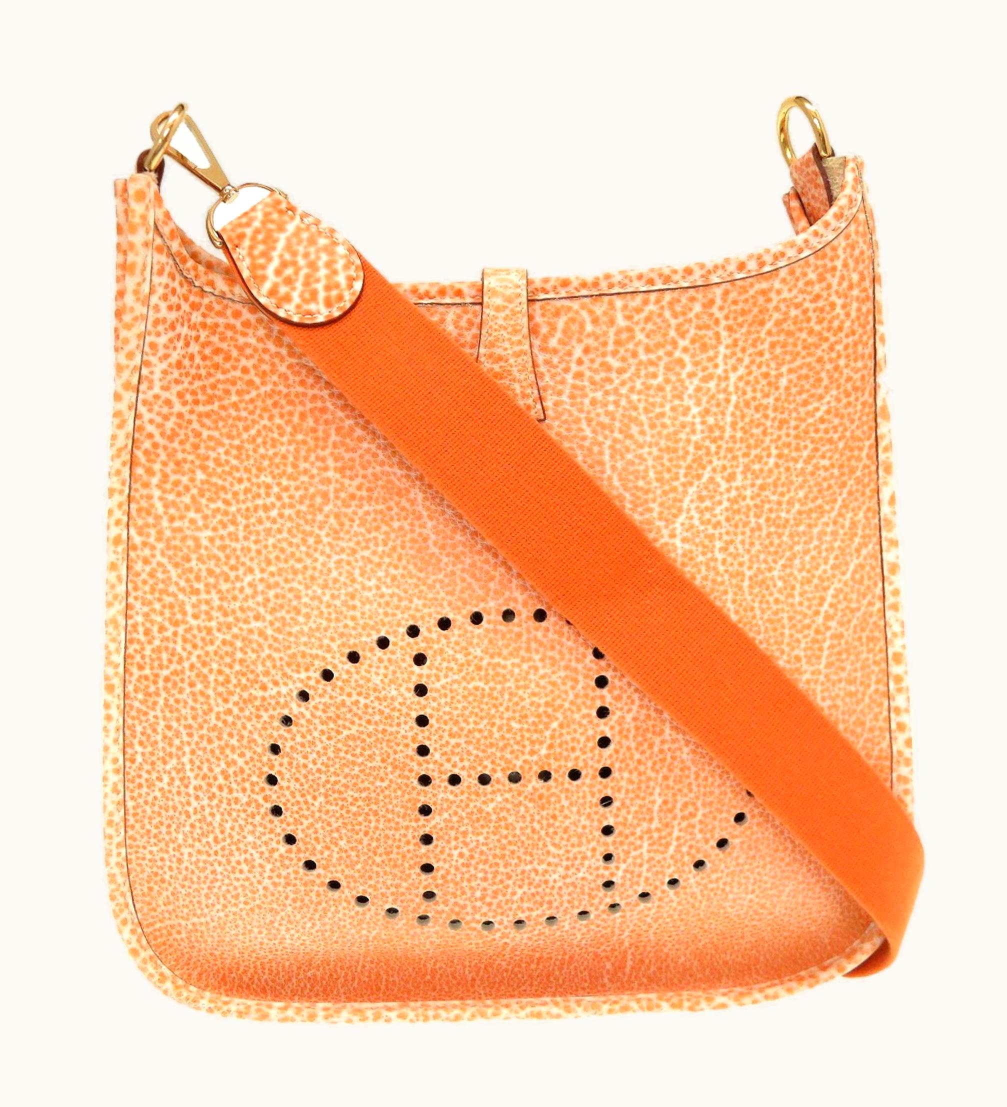 Hermès Hermès Evelyne PM Buffle Skipper Orange