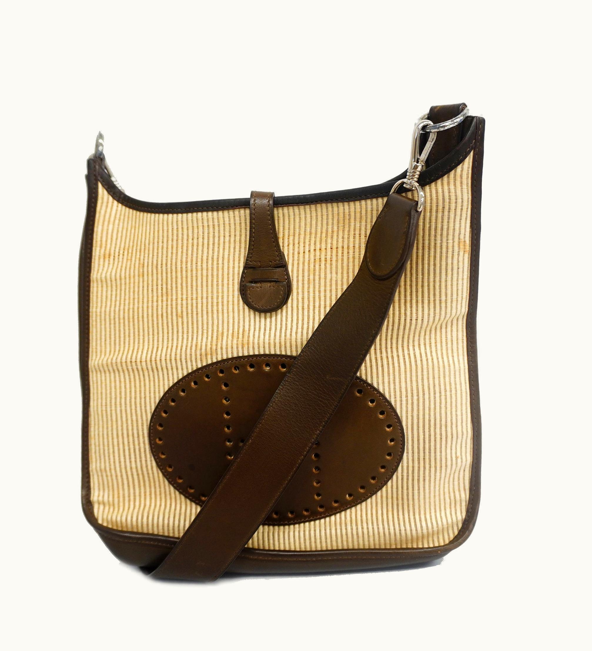 Hermès Hermès   Evelyne Evelyne 1Pm E Stamp Women's Crinoline Shoulder Bag