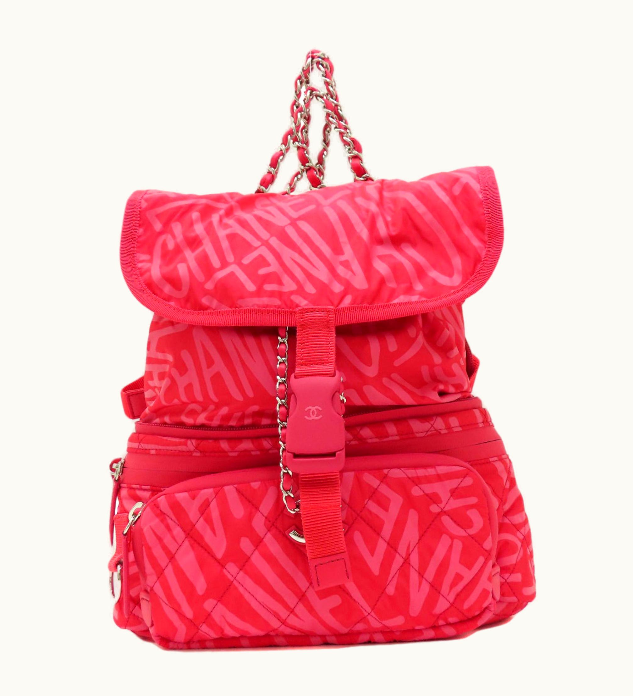 Chanel Chanel Cocomark Rucksack/Daypack Nylon Material Women's