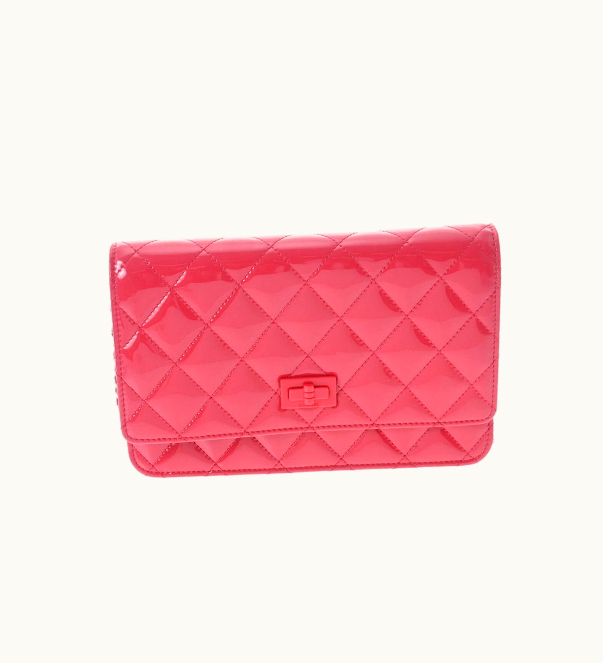 Chanel Chanel Matelasse Chain 2.55 Pink Ladies Enamel