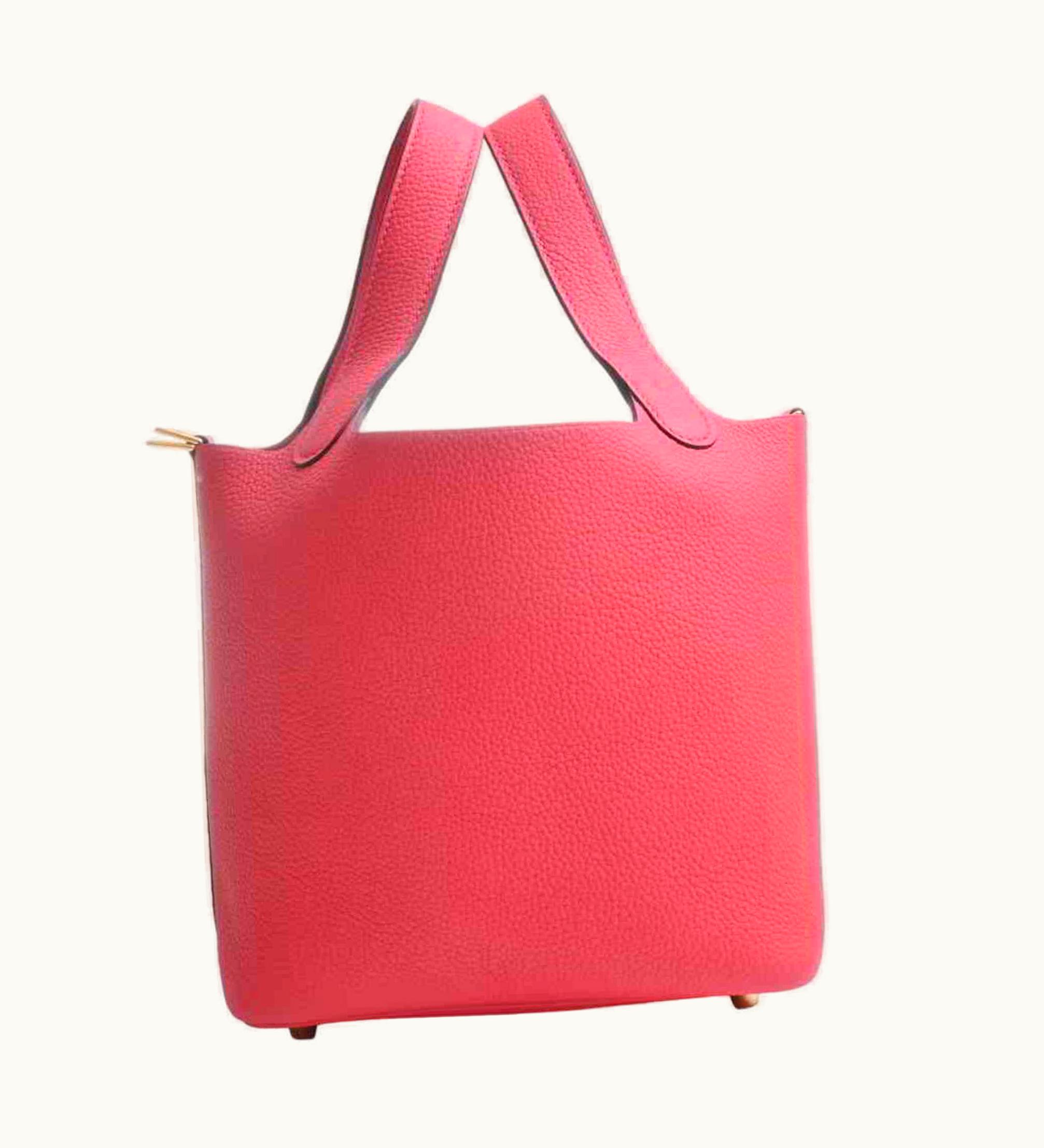 Hermès Hermès Taurillon Maurice Picotin Lock PM Handbag Pink