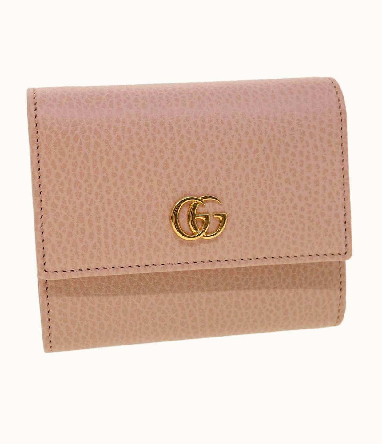 Gucci Gucci GG Marmont Wallet Leather Pink 546584