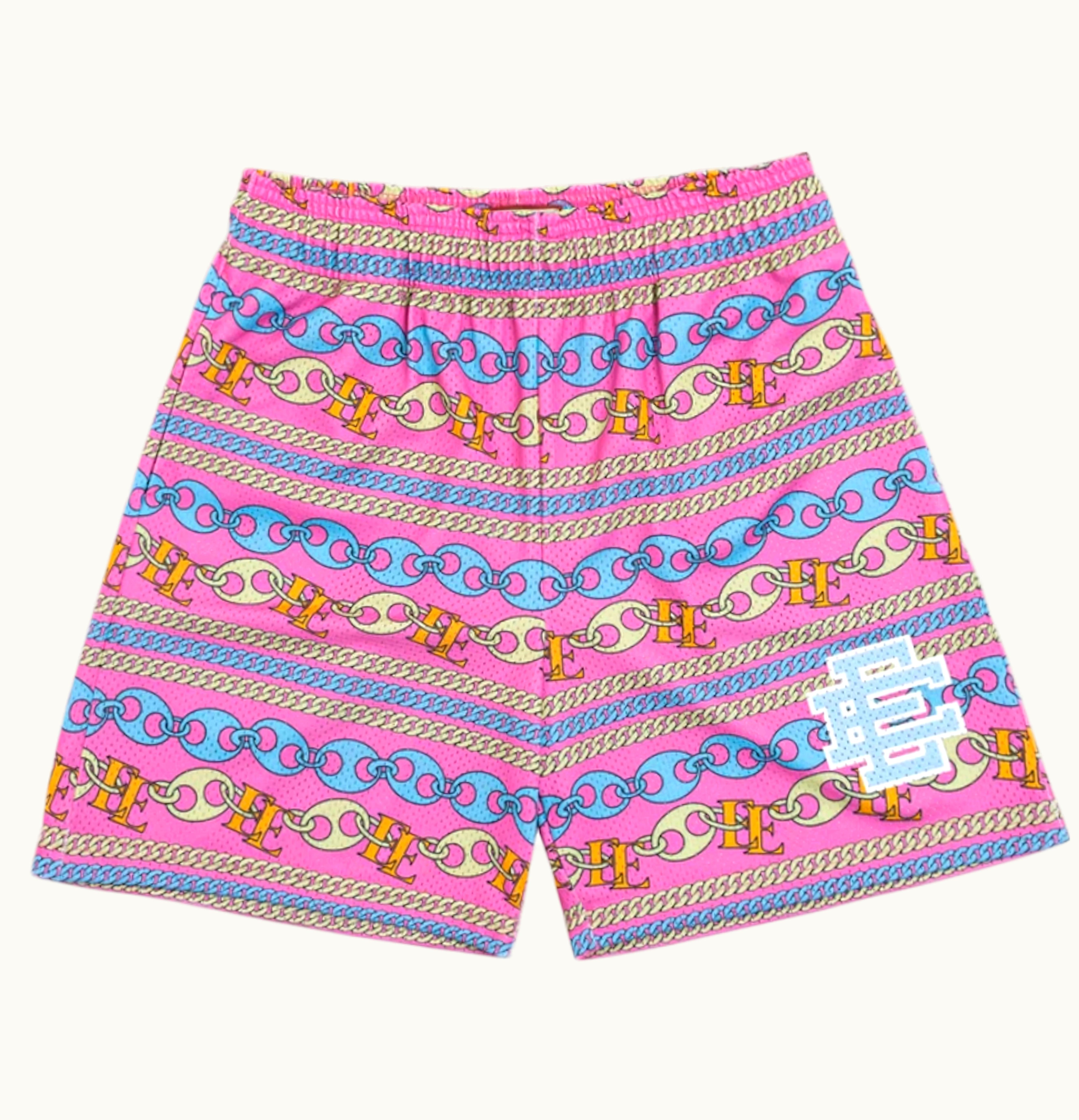 Eric Emanuel Eric Emanuel EE Basic Link Short Light Blue Yellow Pink