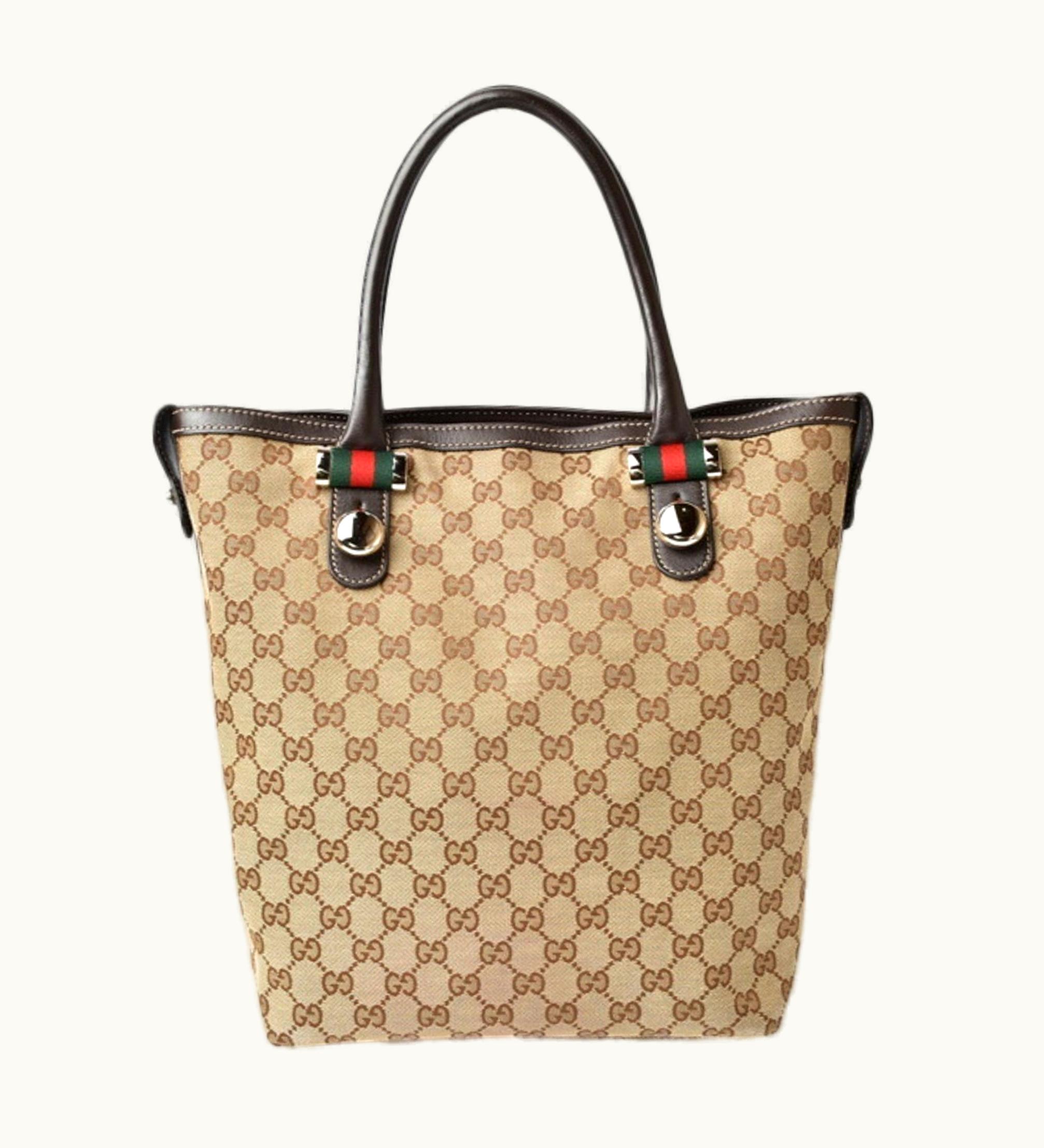 Gucci Gucci Tote Bag Gucci Shoulder GG Brown Beige Sherry Line 232970
