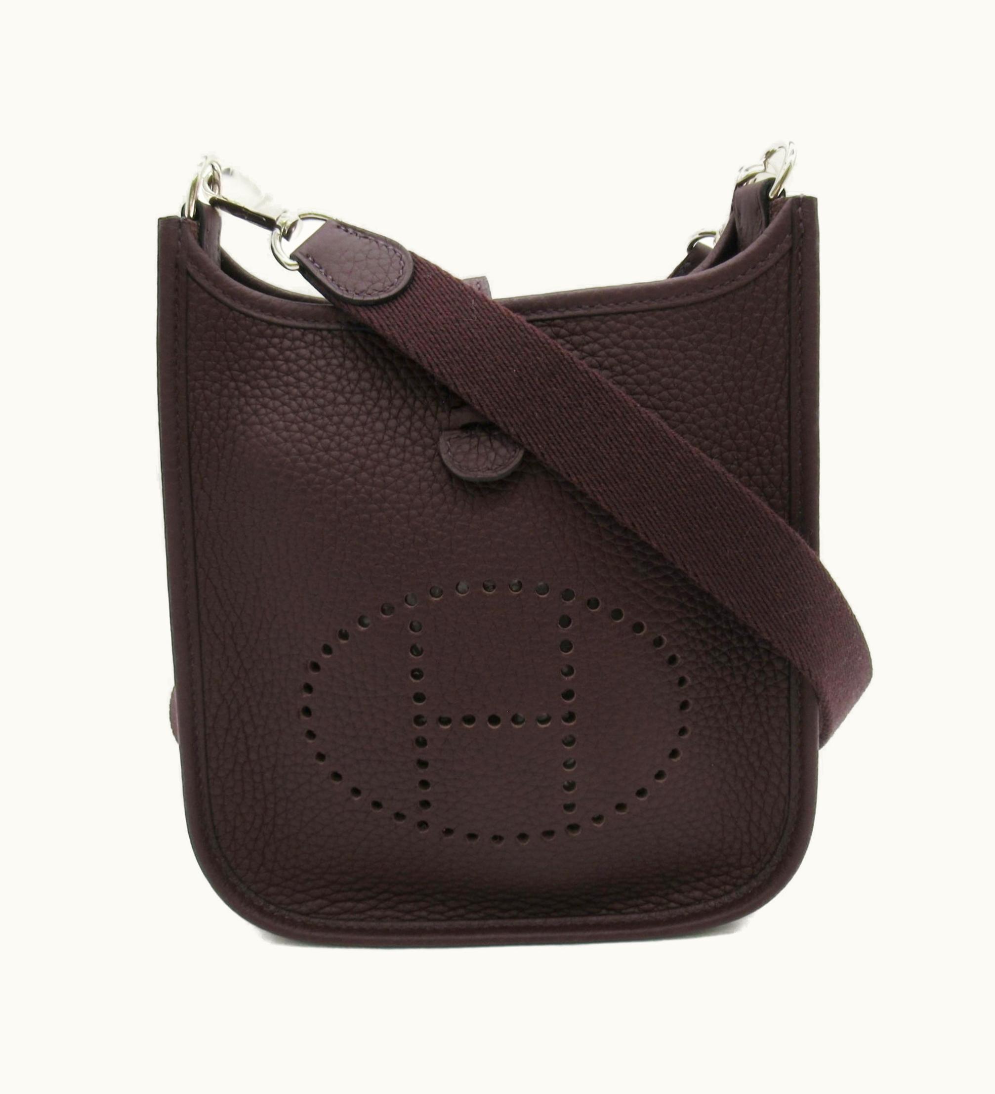 Hermès Hermès Evelyne Tpm Shoulder Bag Brown Taurillon Clemence Leather