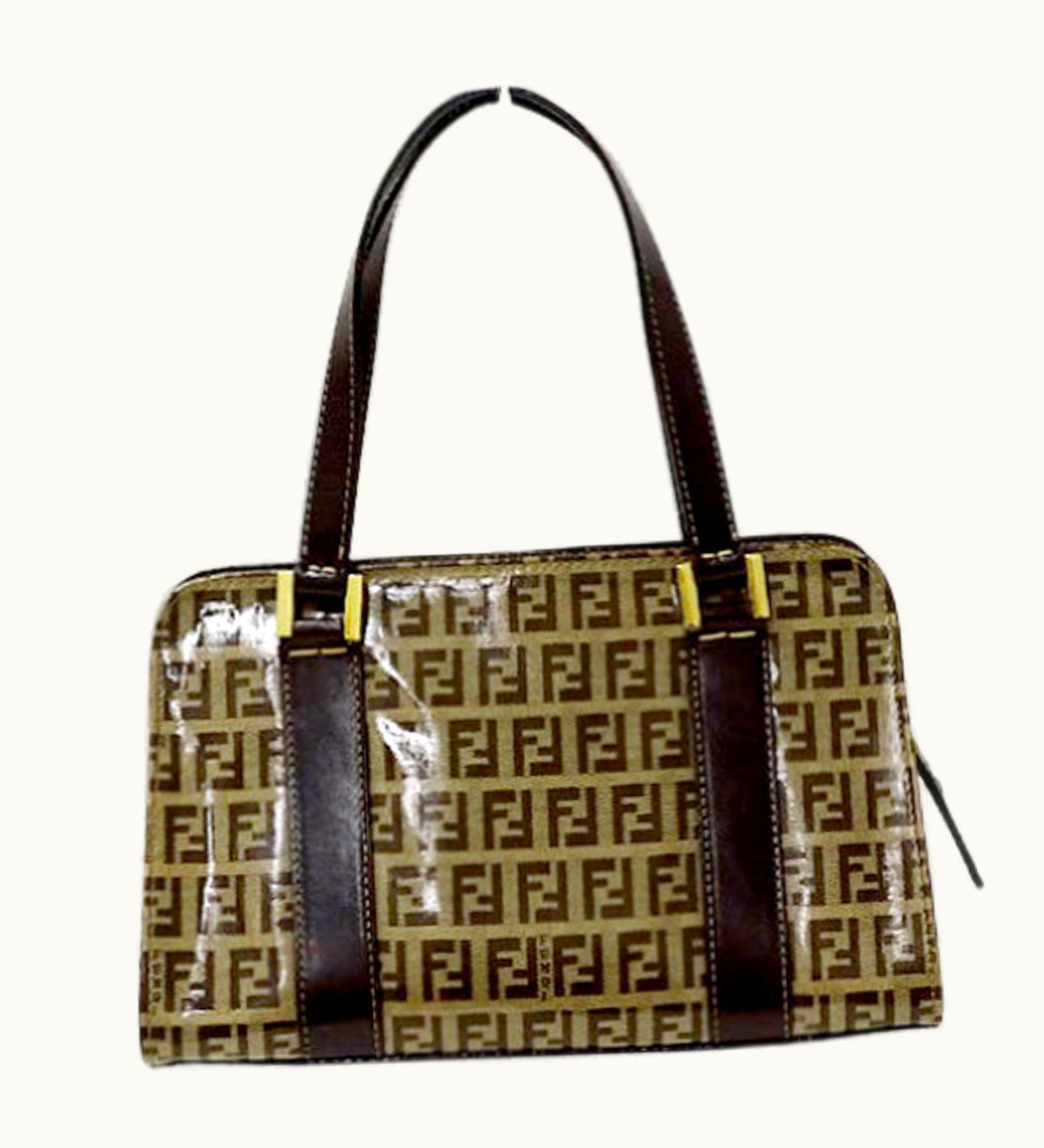 Fendi Fendi Bag Ladies Handbag Zucchino Brown
