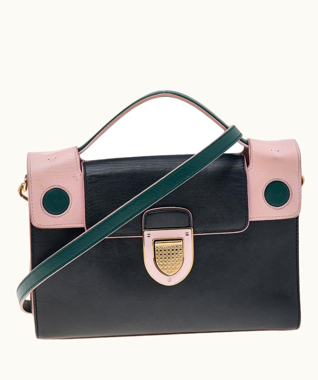 Dior Dior Multicolor Leather Ever Top Handle Bag