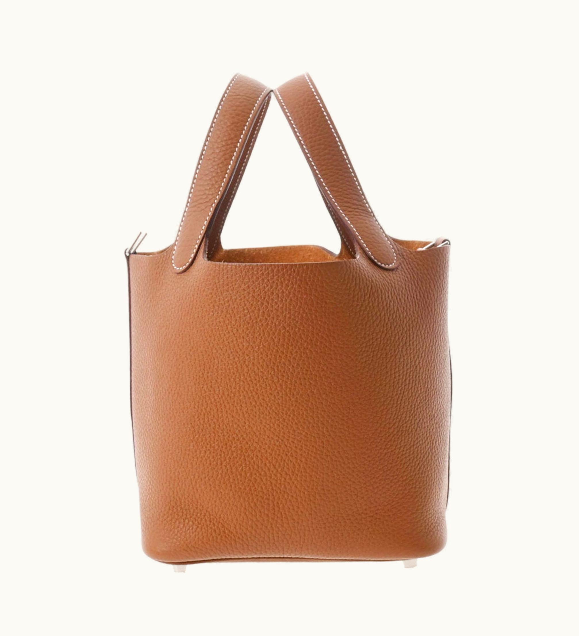 Hermès Hermès Picotin Lock PM Gold U Engraved [Around 2022] Ladies Taurillon Clemence Handbag