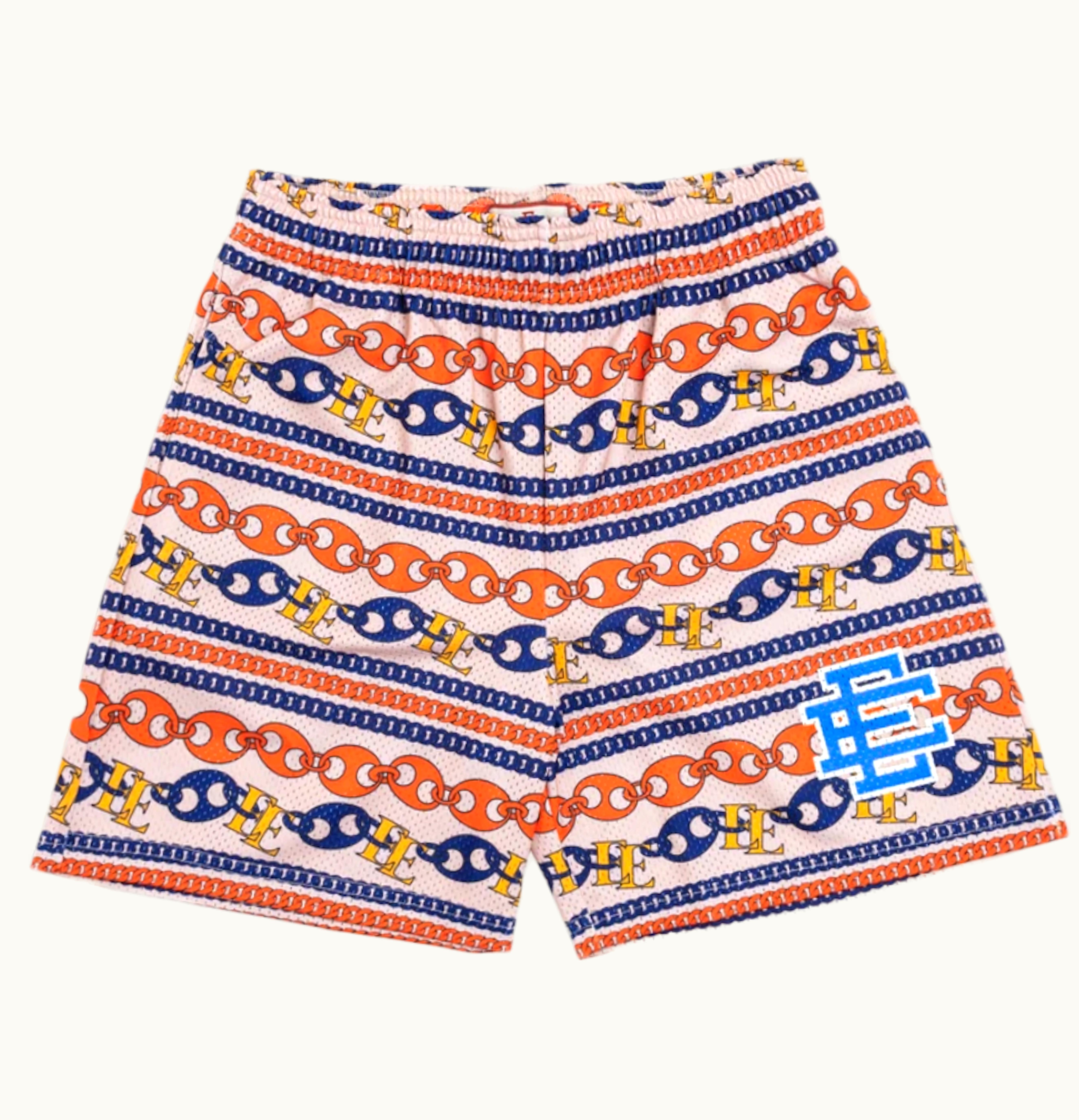 Eric Emanuel Eric Emanuel EE Basic Link Short Navy Orange Tan