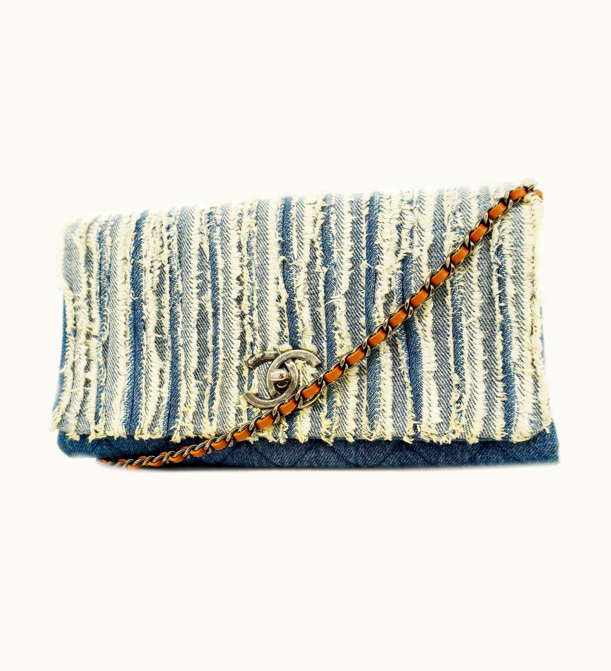 Chanel Chanel Chain Shoulder Lambskin Chain Shoulder Lambskin Women's Denim Should