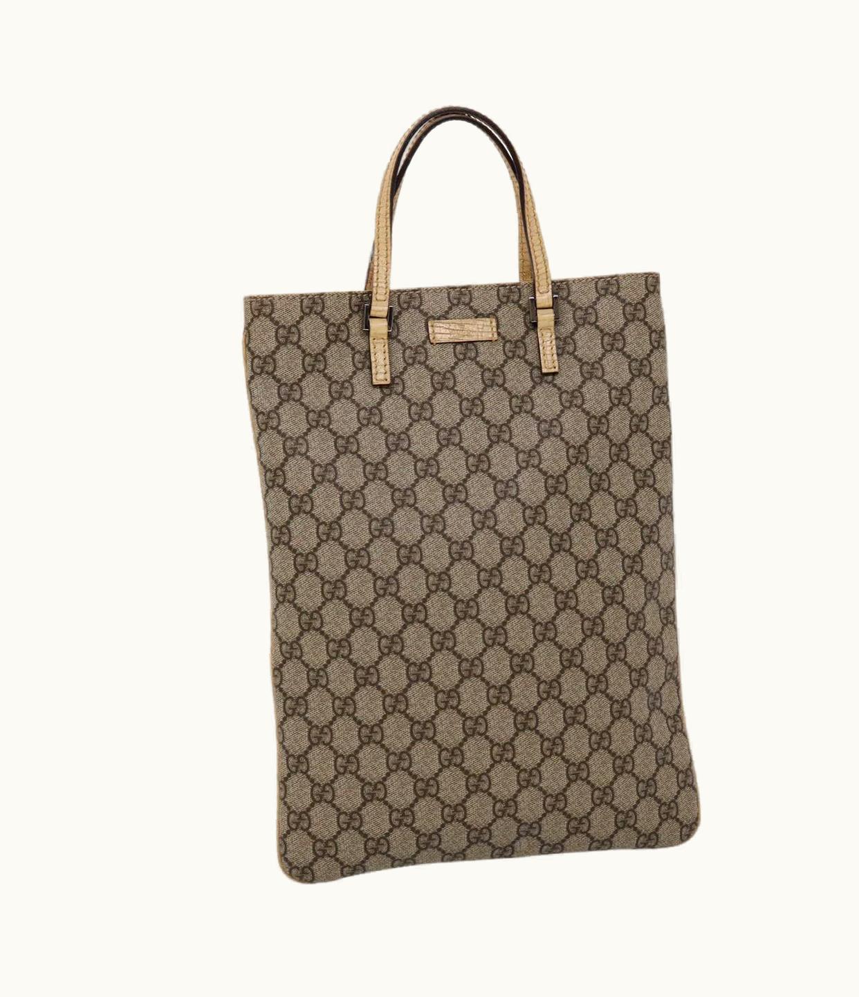 Gucci Gucci GG Canvas Hand Bag Beige