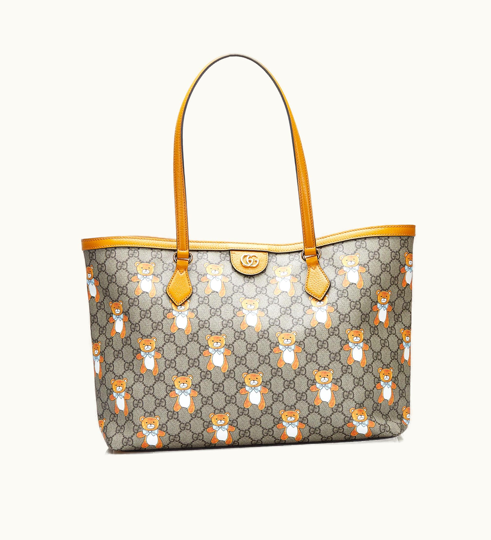 Gucci Gucci Exo Kai Teddy Bear GG Supreme Tote Bag