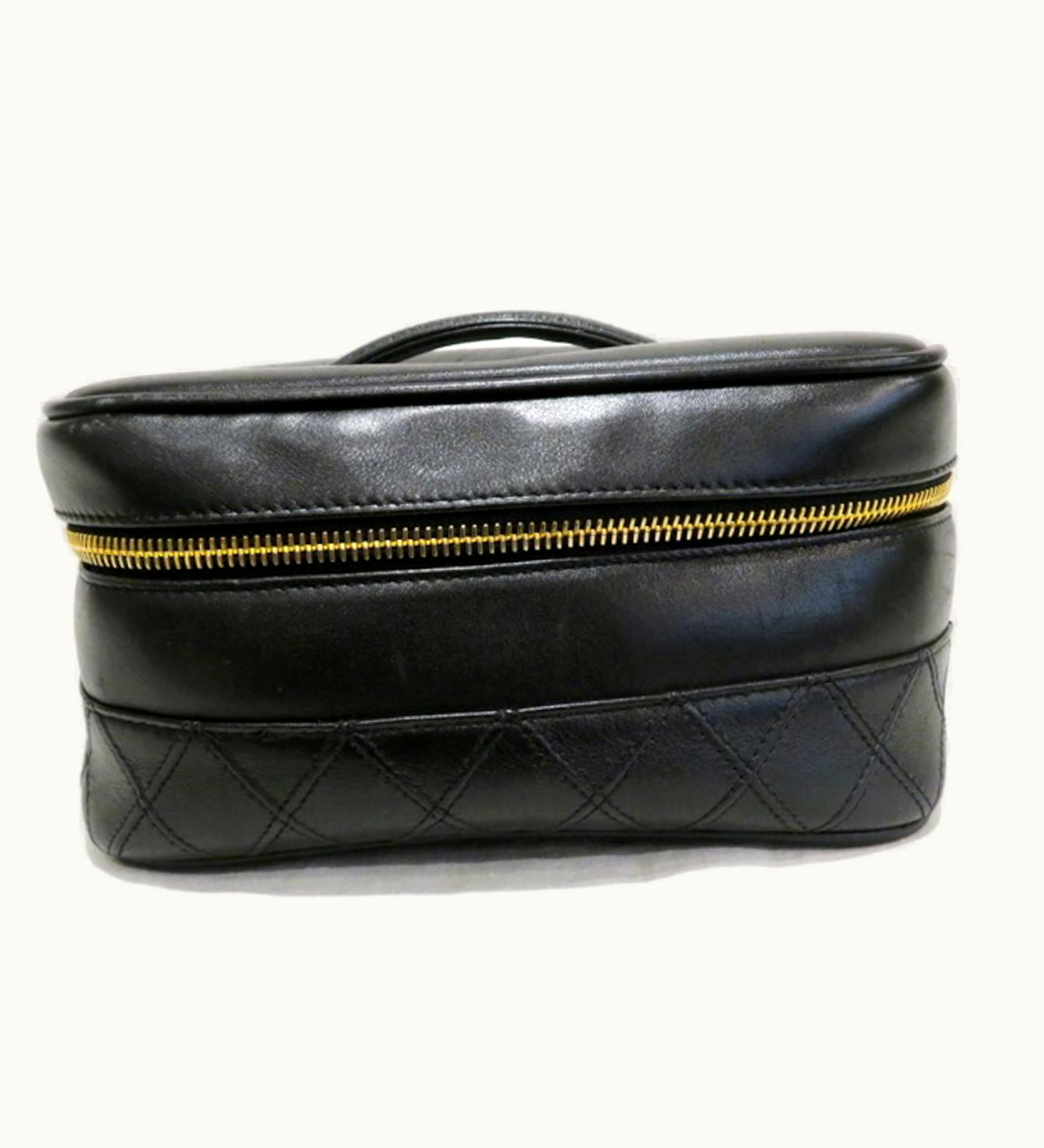 Chanel Chanel Bicolore Lambskin Vanity Bag Handbag Ladies