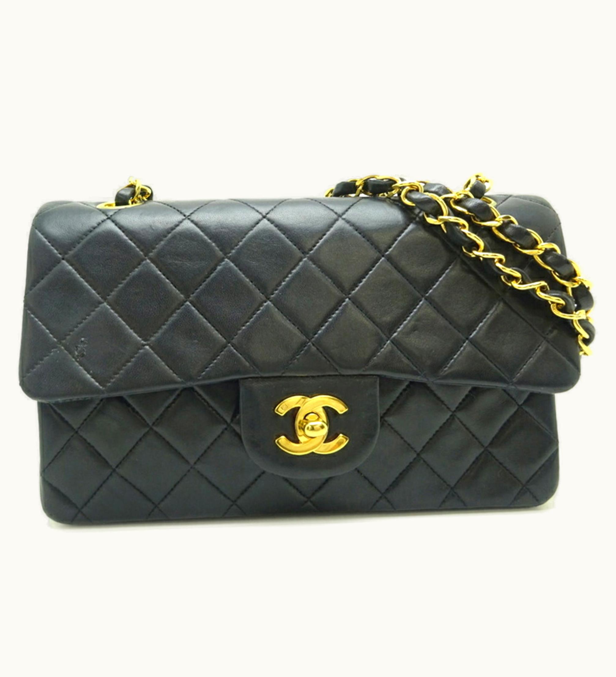 Chanel Chanel Matelasse 23 Chain Shoulder Women's Bag Lambskin Black
