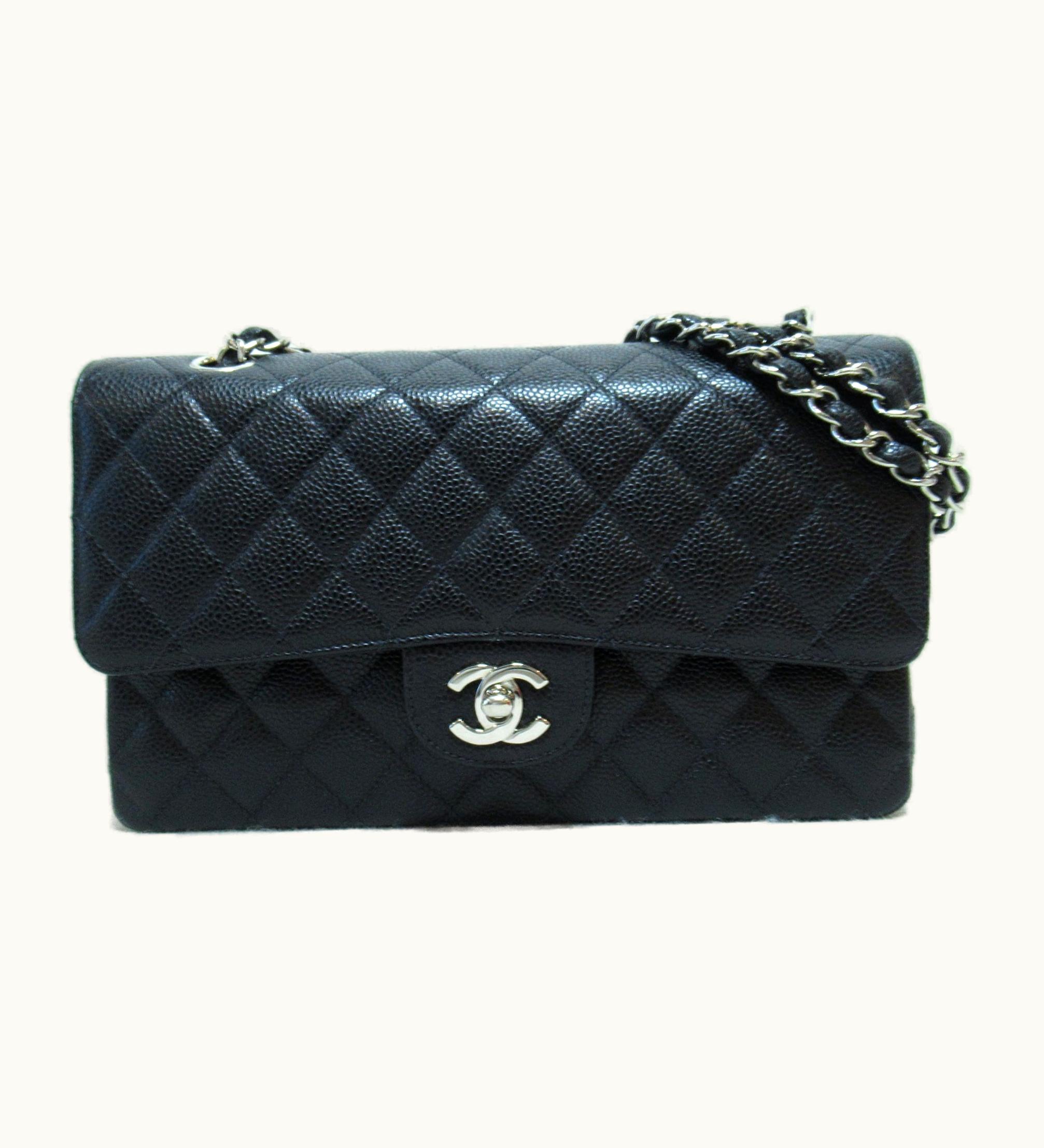Chanel Chanel Matelasse Chain Shoulder Bag Black Caviar Skin [Grained Calf]