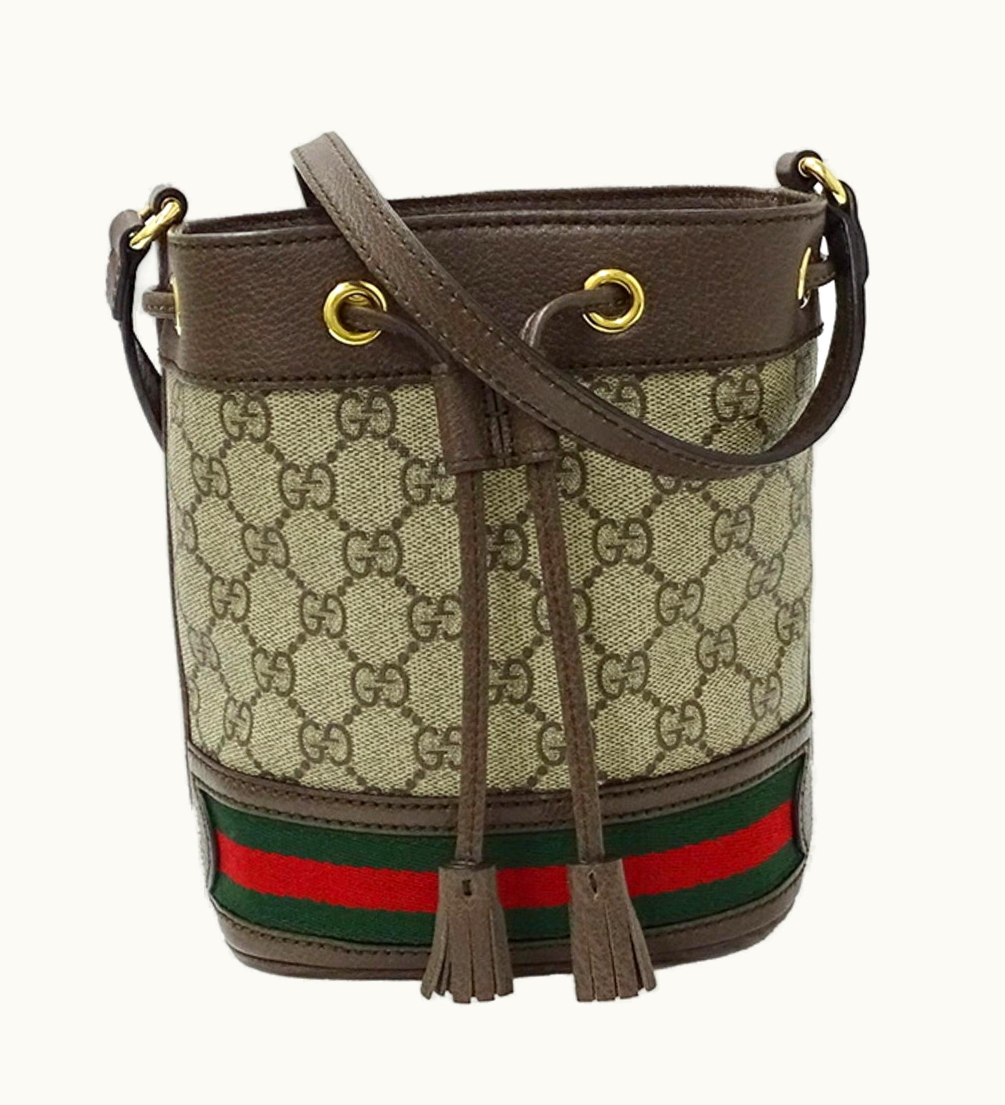 Gucci Gucci Bag Ladies Ophidia Shoulder Pvc Brown 550620