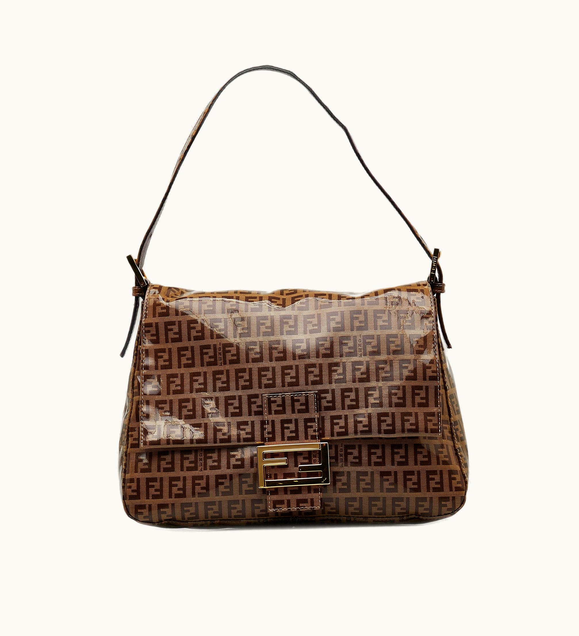 Fendi Fendi Crystal Zucchino Mamma Forever Shoulder Bag