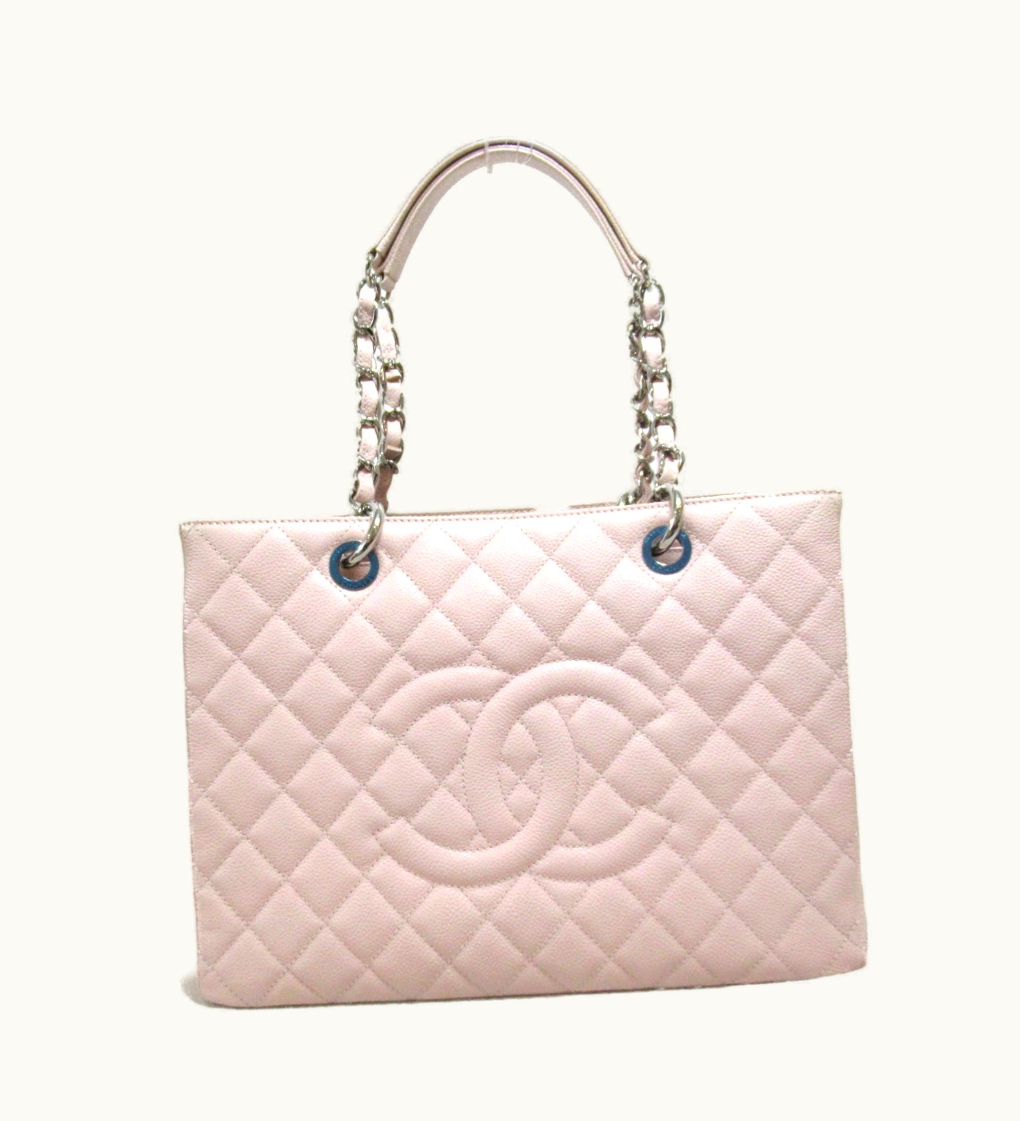 Chanel Chanel Gsttote Bag Pink Baby Pink Calfskin [Cowhide] A50995