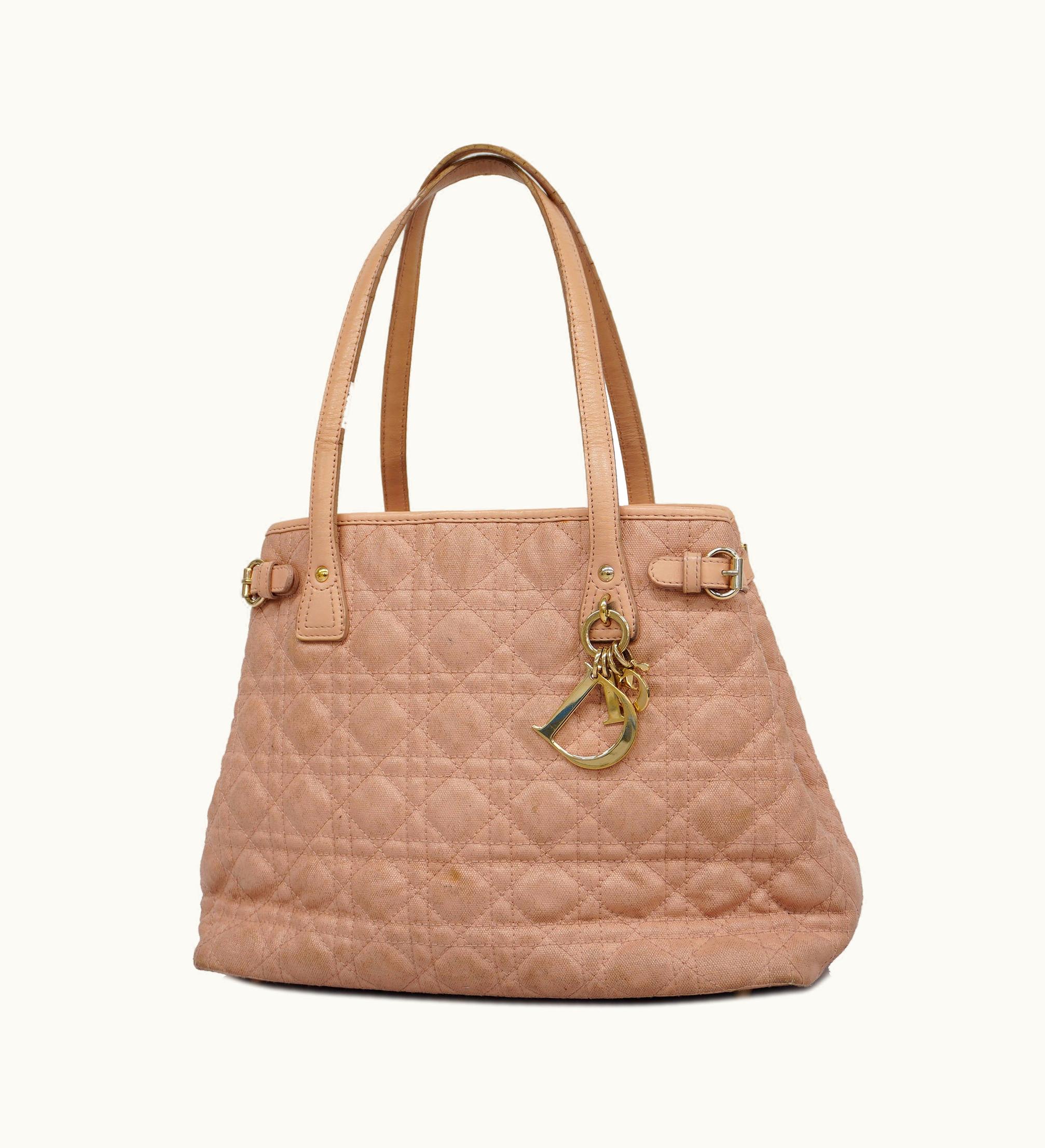 Dior Christian Dior Canage Tote Bag Salmon Pink