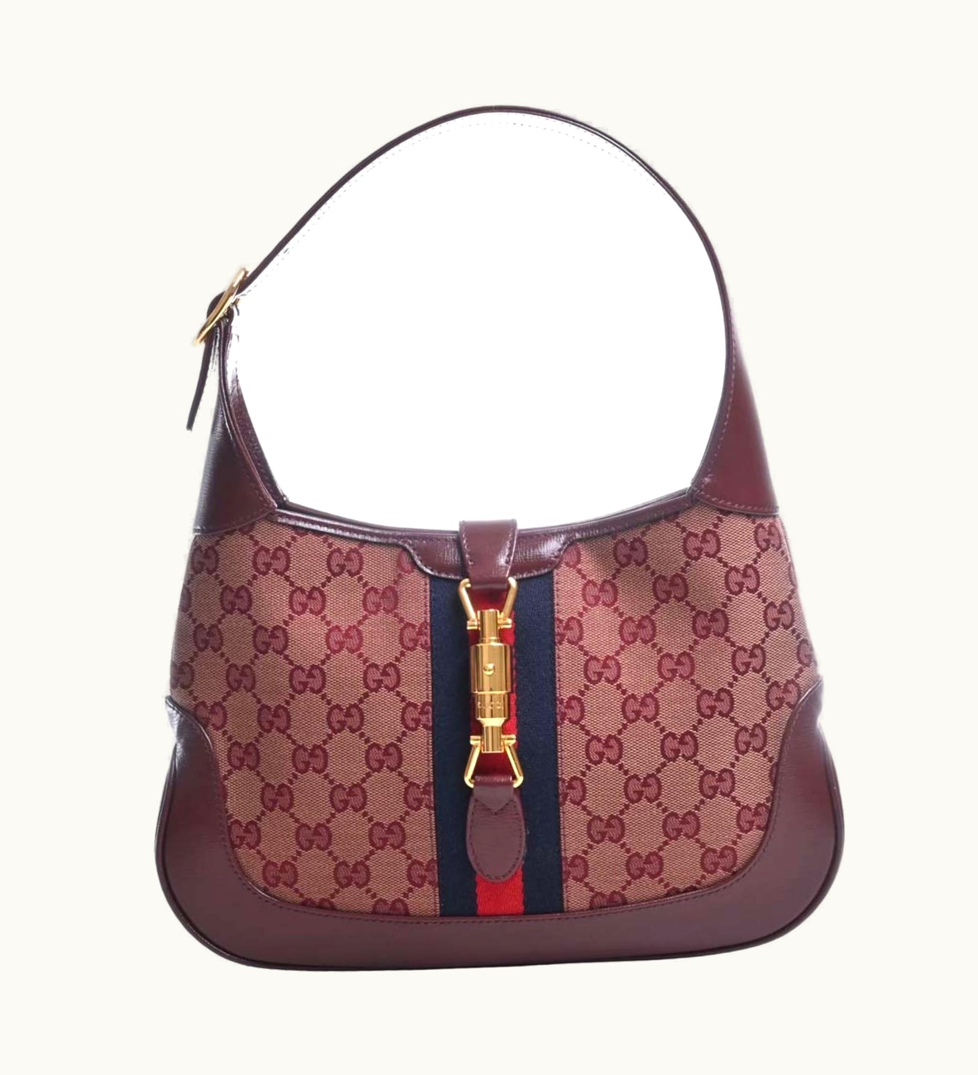 Gucci Gucci GG Canvas Jackie 1961 Small 2Way Shoulder Bag 636706 Bordeaux Ladies