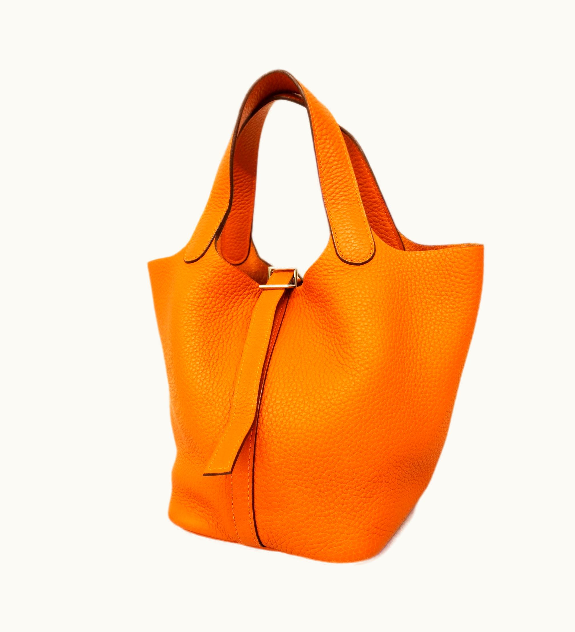 Hermès Hermès   Picotin Picotine Pm J Stamp Women's Taurillon Clemence Handbag