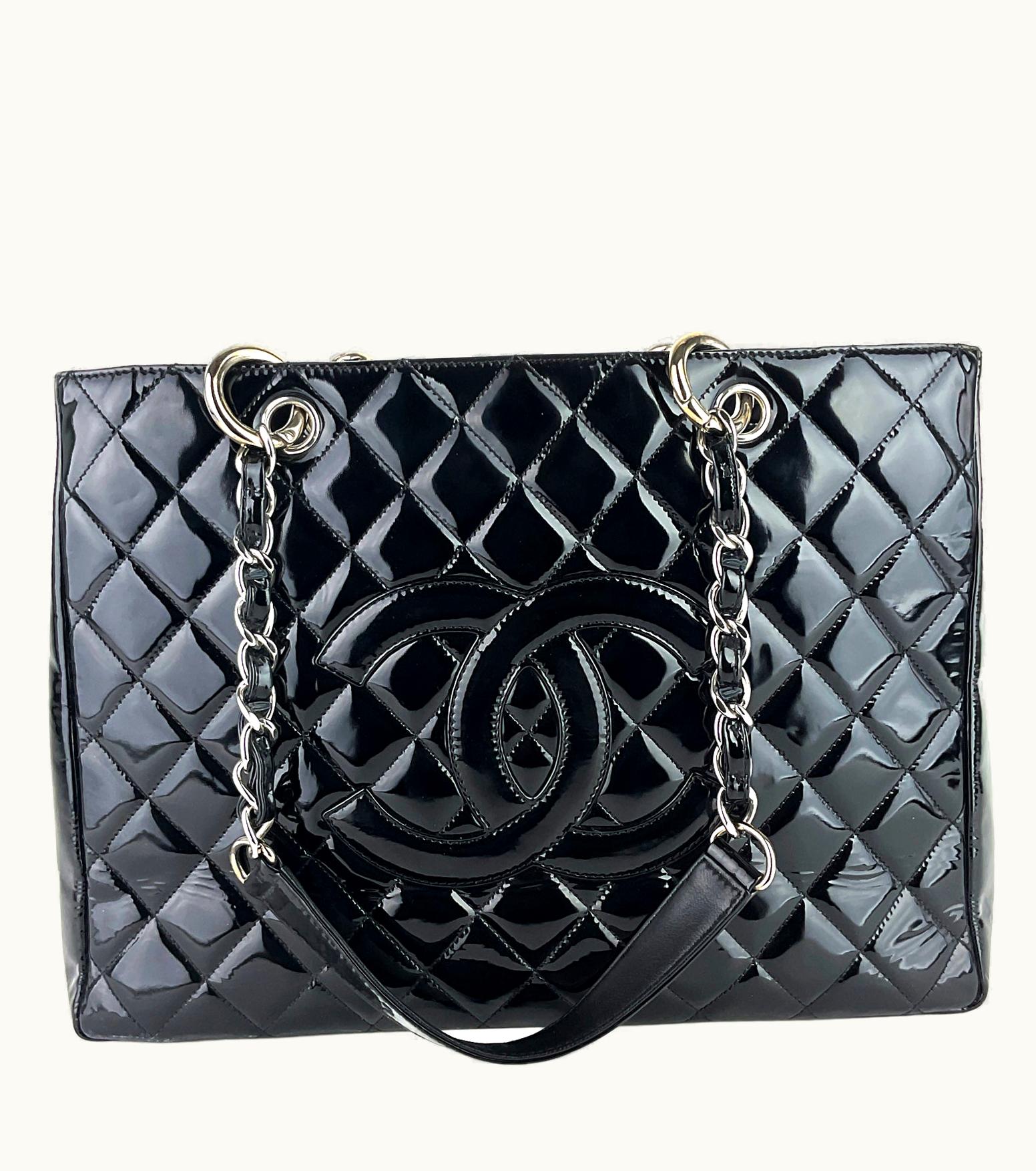 Chanel Chanel Grand Shopping Tote Gst Patent Leather Bag