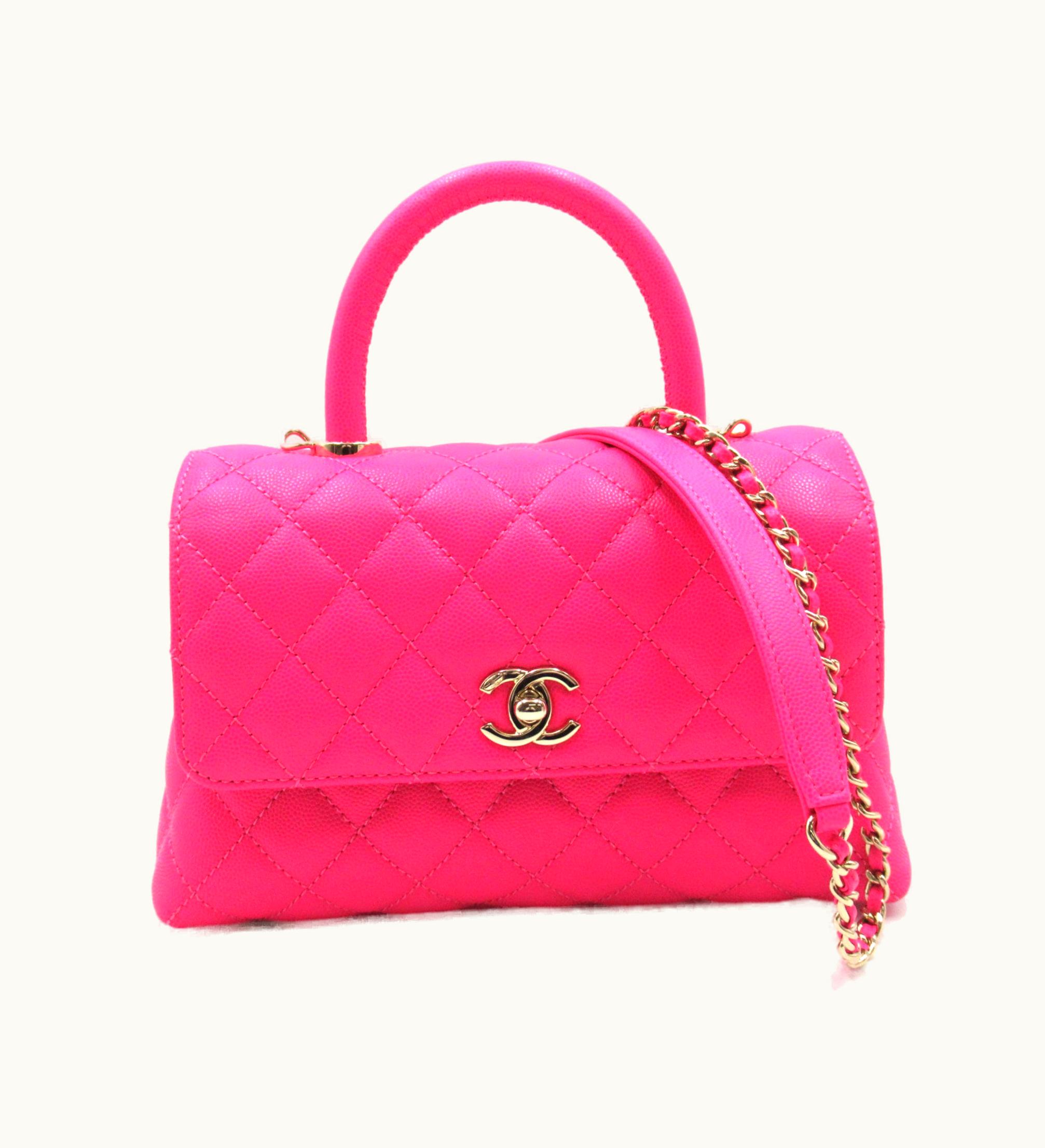 Chanel Chanel Coco Handle XS Pink Caviar Skin [Grained Calf]