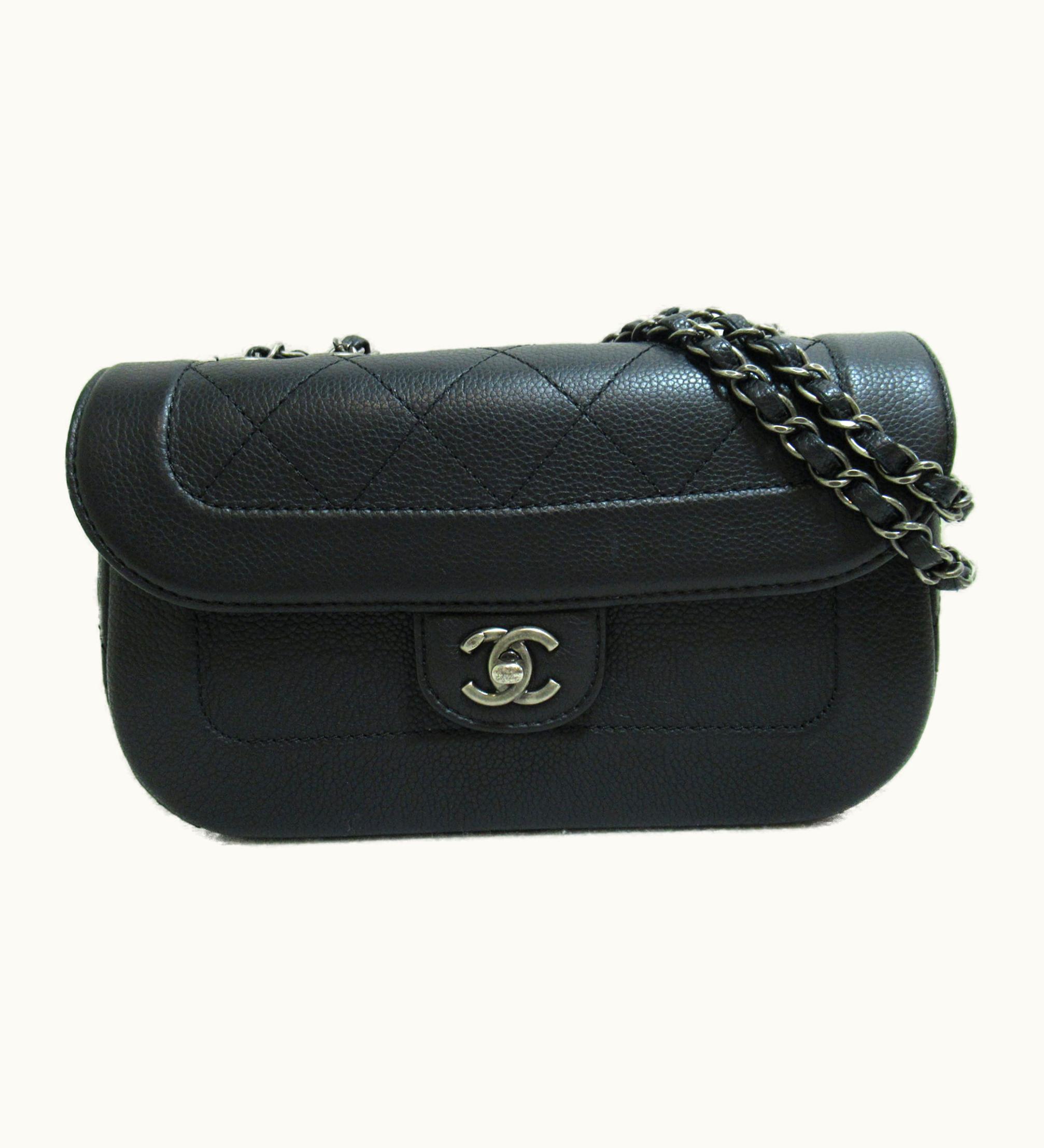 Chanel Chanel Flap Quilted Chainshoulder Back Black Caviar Skin [Grained Calf]