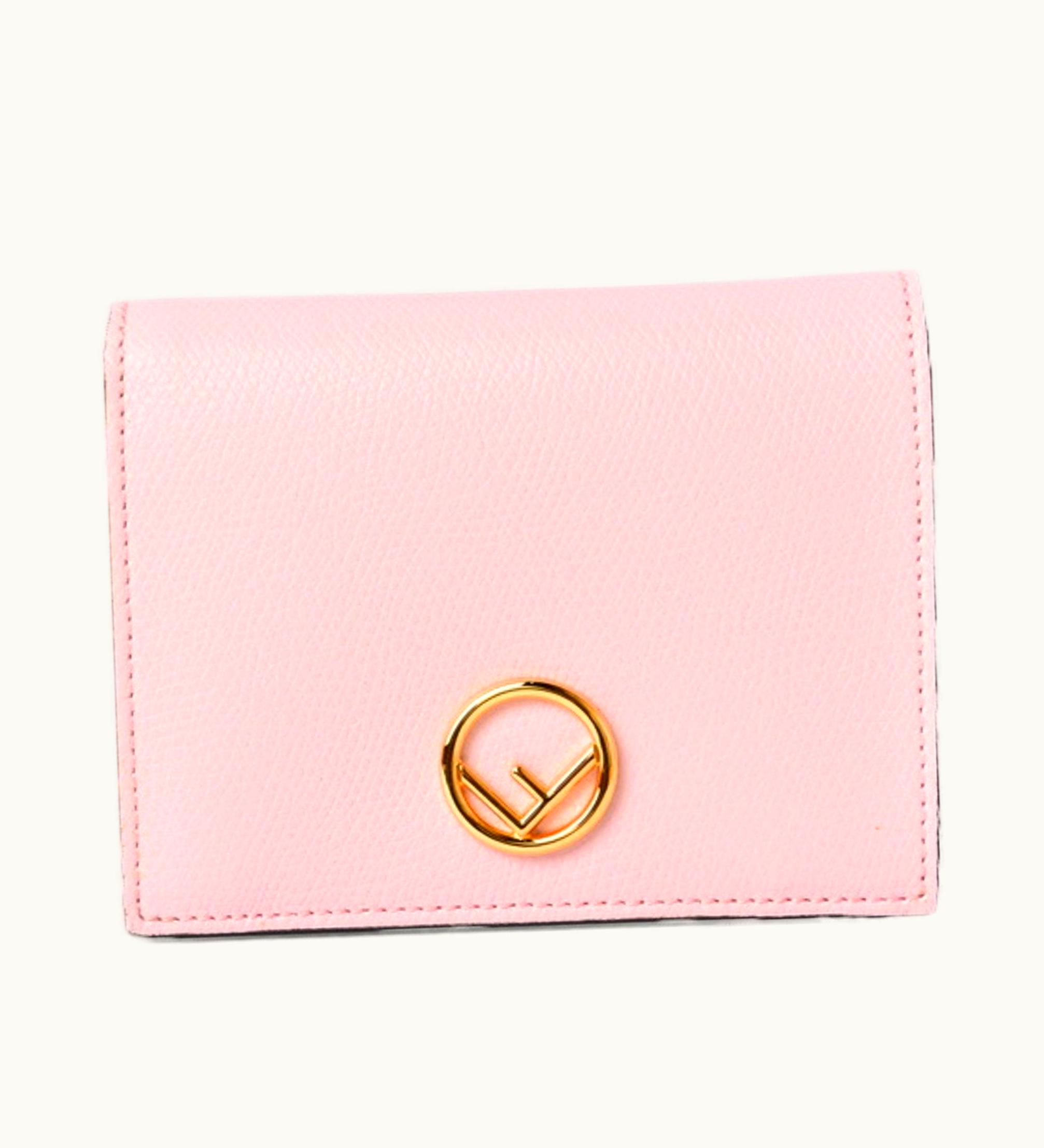 Fendi Fendi Bifold Wallet 8M0387 A18B F0Nvj Soft Leather Peonia