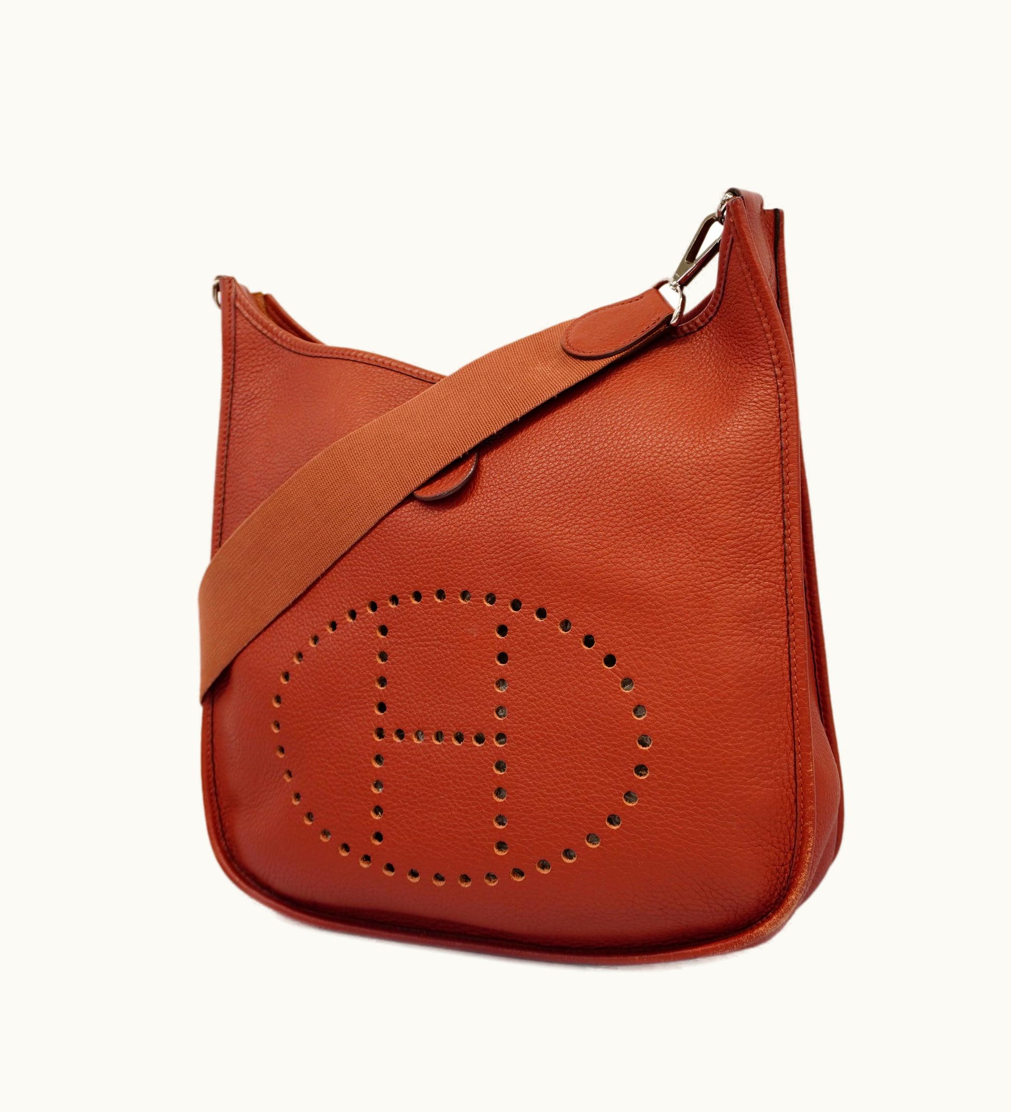 Hermès Hermès   Evelyne Gm I Stamp Women's Taurillon Clemence Leather Shoulder Bag