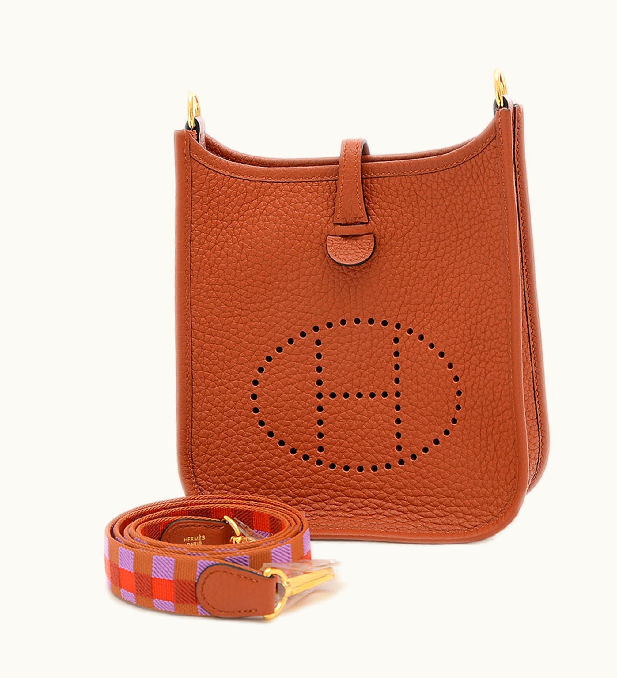 Hermès Hermès Evelyne Women's Taurillon Clemence Leather Shoulder Bag