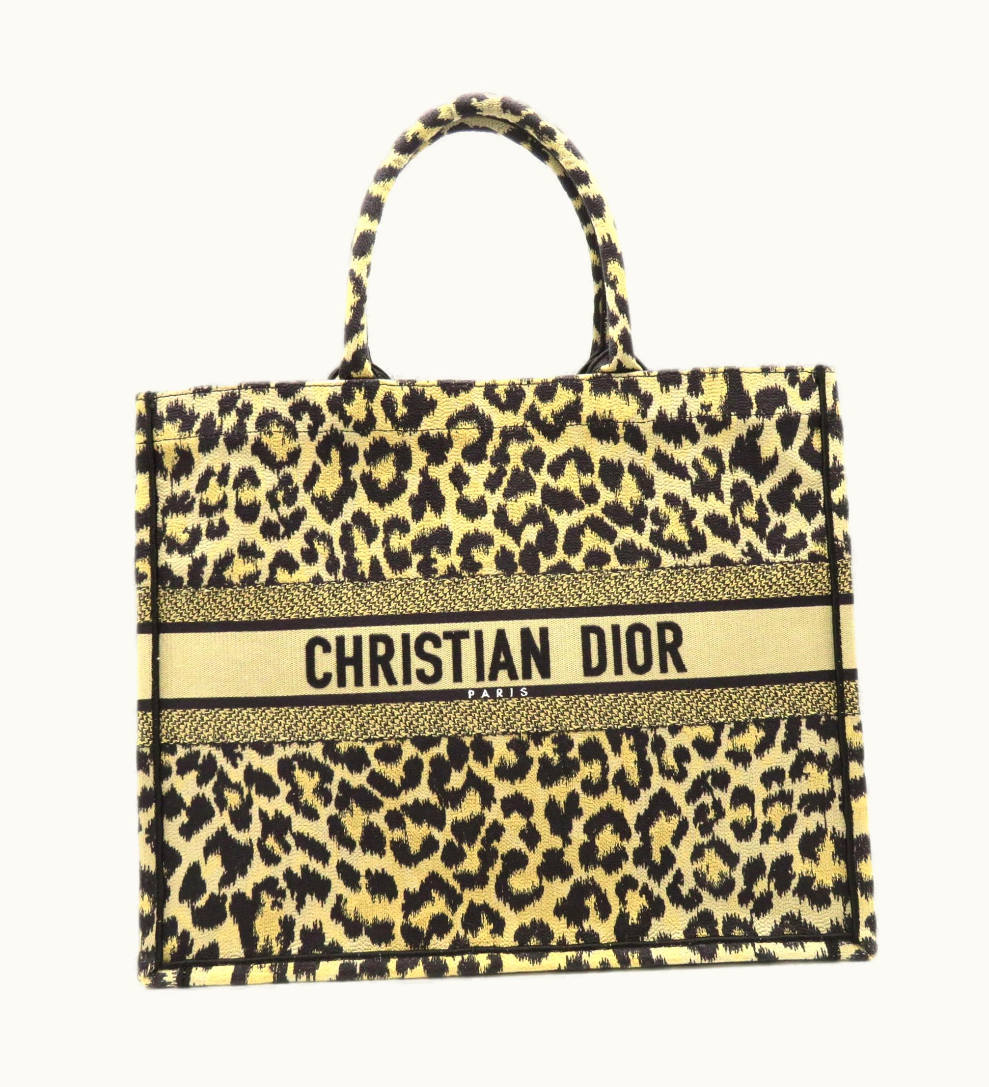 Dior Dior Book Tote Beige Mulch Color Leopard Canvas Embroidered Canvas M1286Zrhmm918