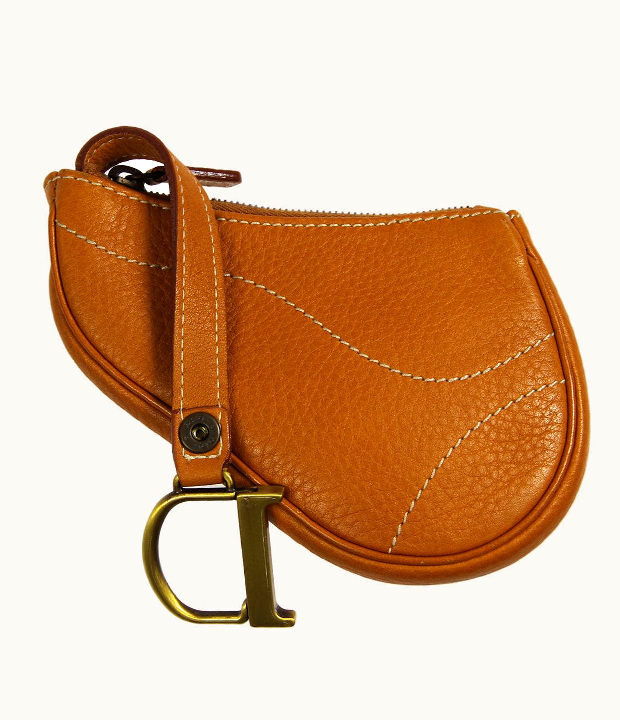 Dior Dior Christian Dior Saddle Coin Wallet Bag Brown 78752