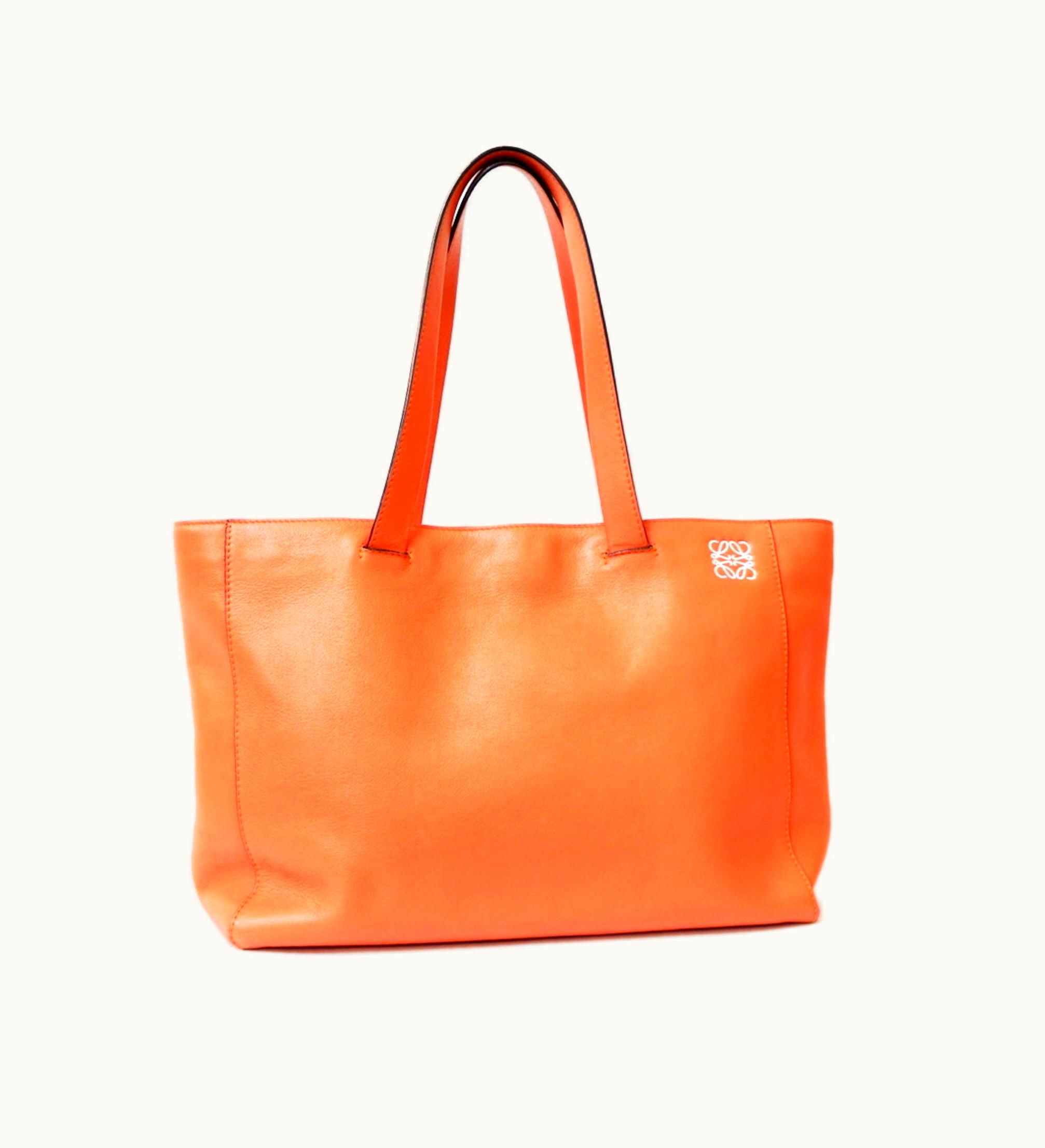Loewe Loewe Shoulder Bag East Waist Shopper Tote Orange Ladies Leather