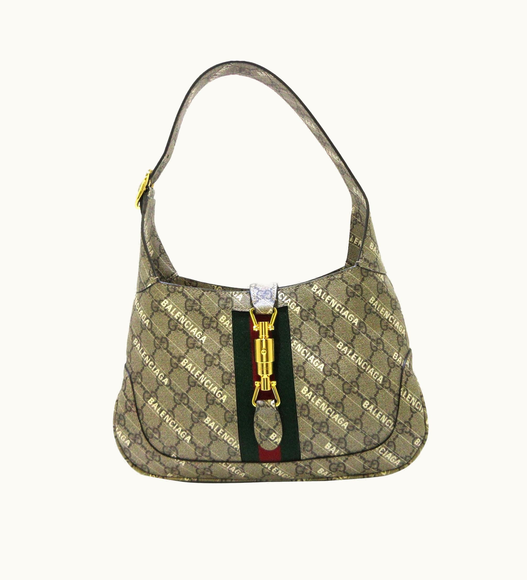 Gucci Gucci Hacker Project GG Supreme Jackie 1961 Shoulder Bag in Black