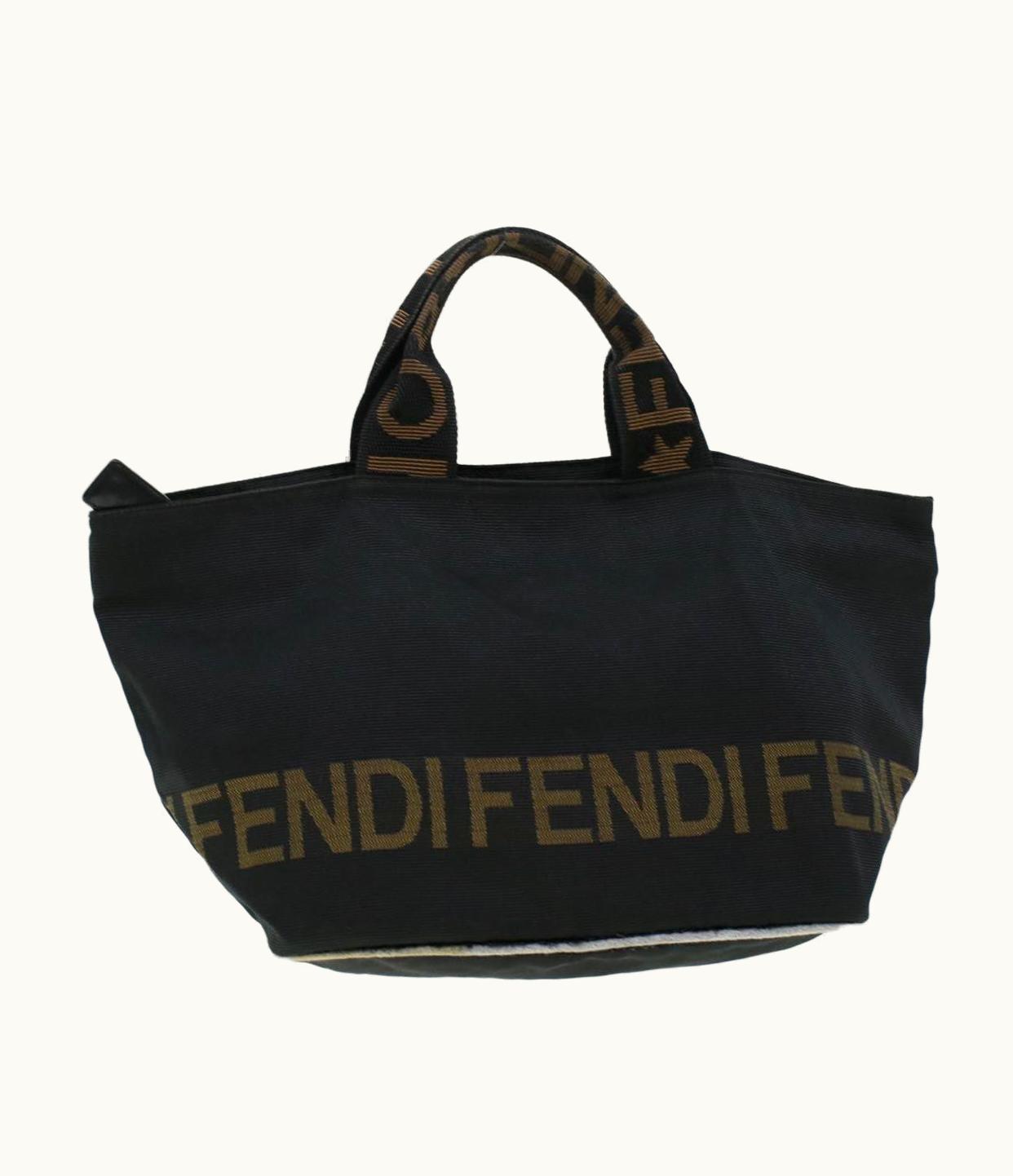 Fendi Fendi Zucca Canvas Handbag Petite Black/Brown