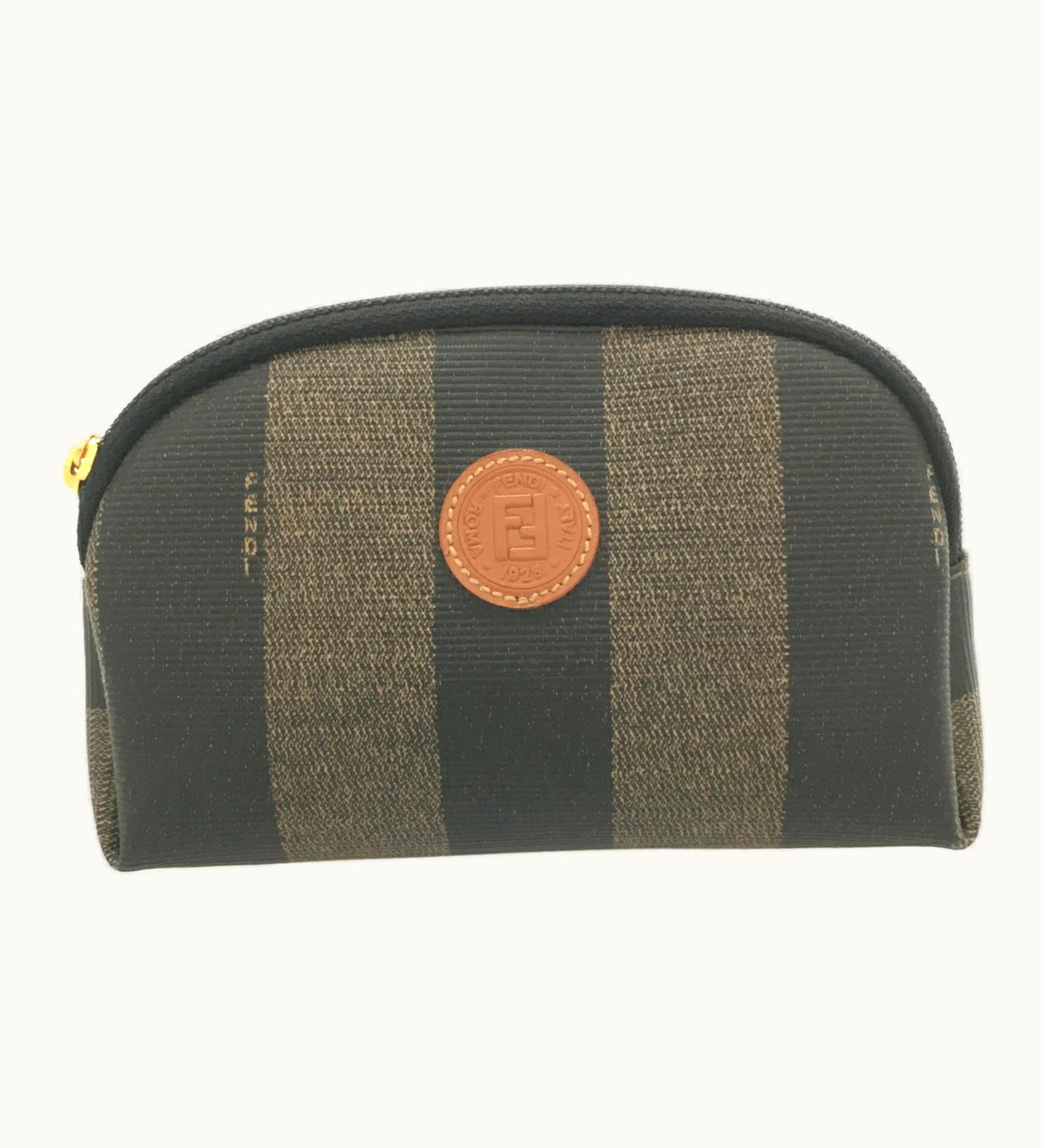 Fendi Fendi Pouch Pecan Pattern Brown Series Brand Purse Accessories Clothing Ladies