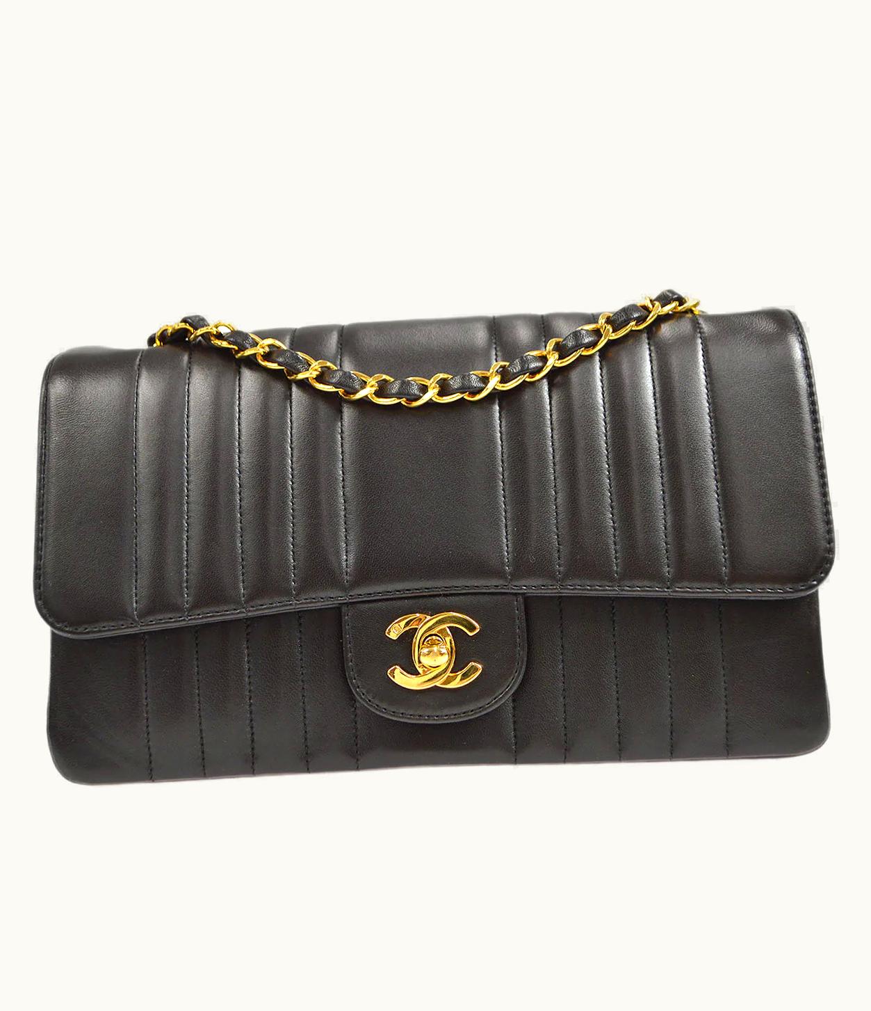 Chanel Chanel 1991-1994 Vertical Classic Single Flap Medium 46484