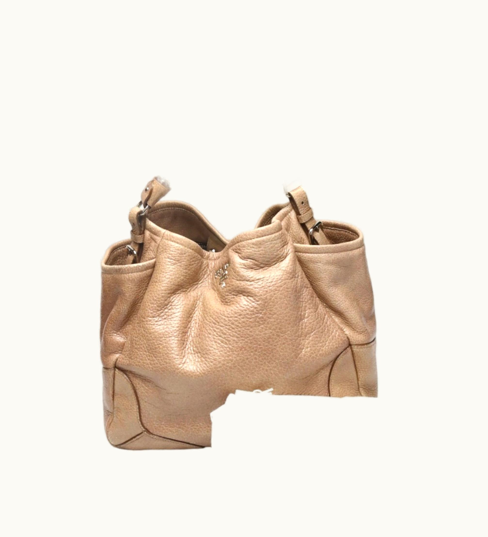 Prada Prada Tote Bag Chain Strap Smoky Pink Glitter Shoulder